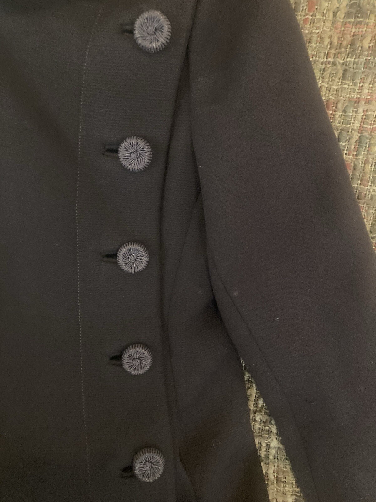 Vintage 40s Coat Brown Wool Fairbrooke NY Princess Coat With Persian Lamb Trim