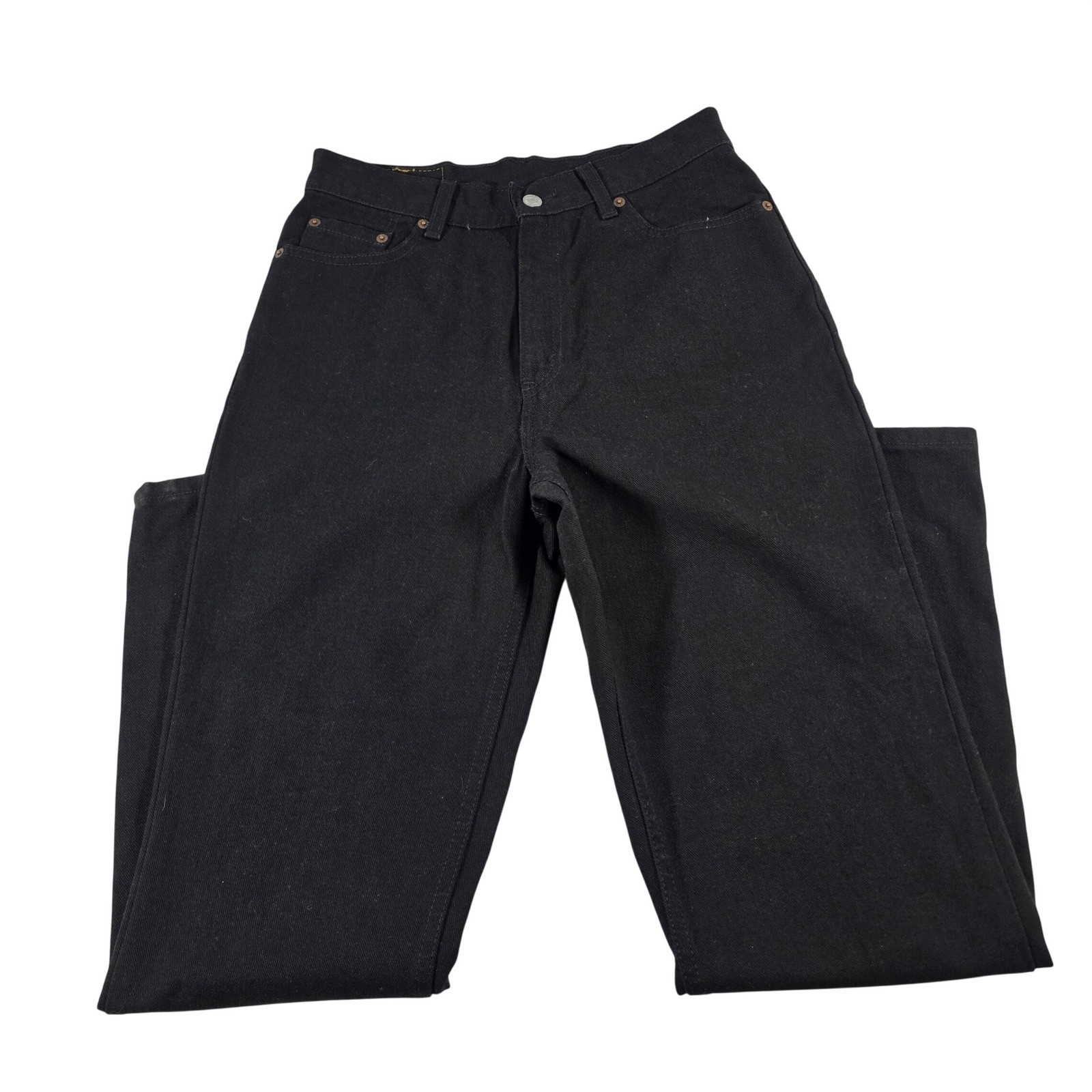 Levis 512 Womens Vintage High Waisted Slim Fit Tapered Leg Black Jeans Sz 10 MIS