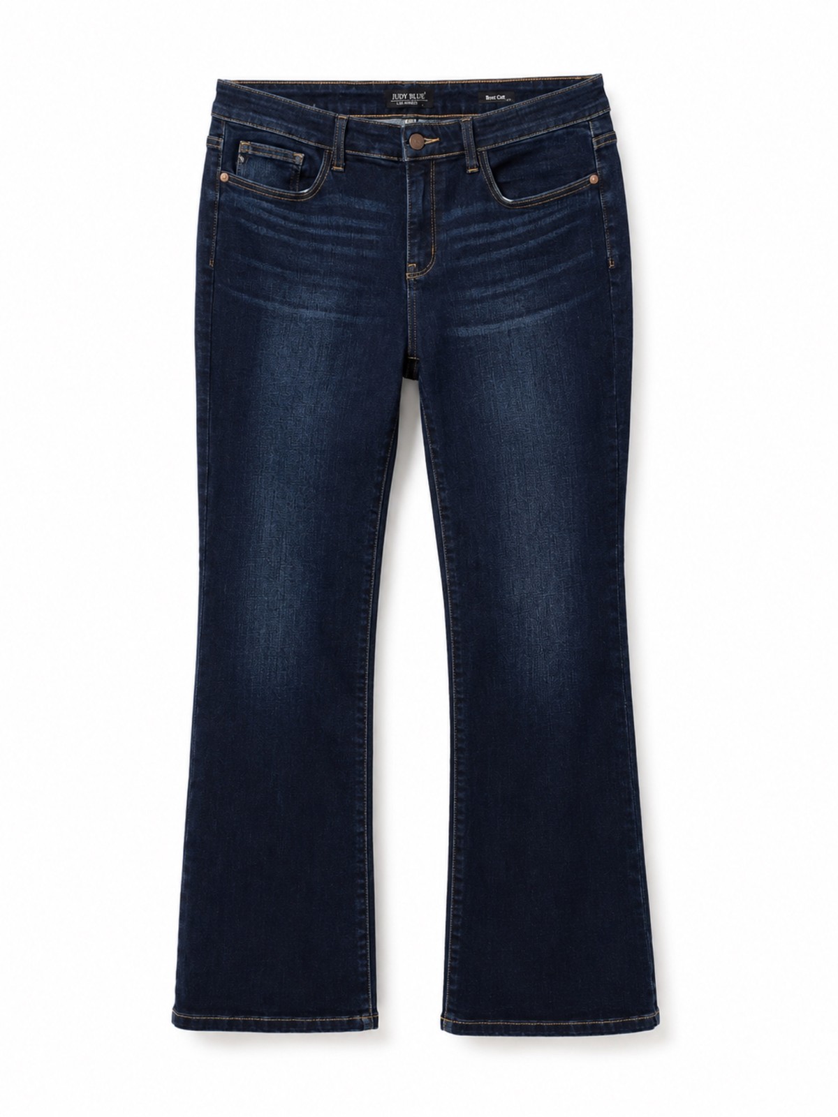Judy Blue Women’s Mid Rise Bootcut Jeans Dark Wash Stretch Denim 32X30