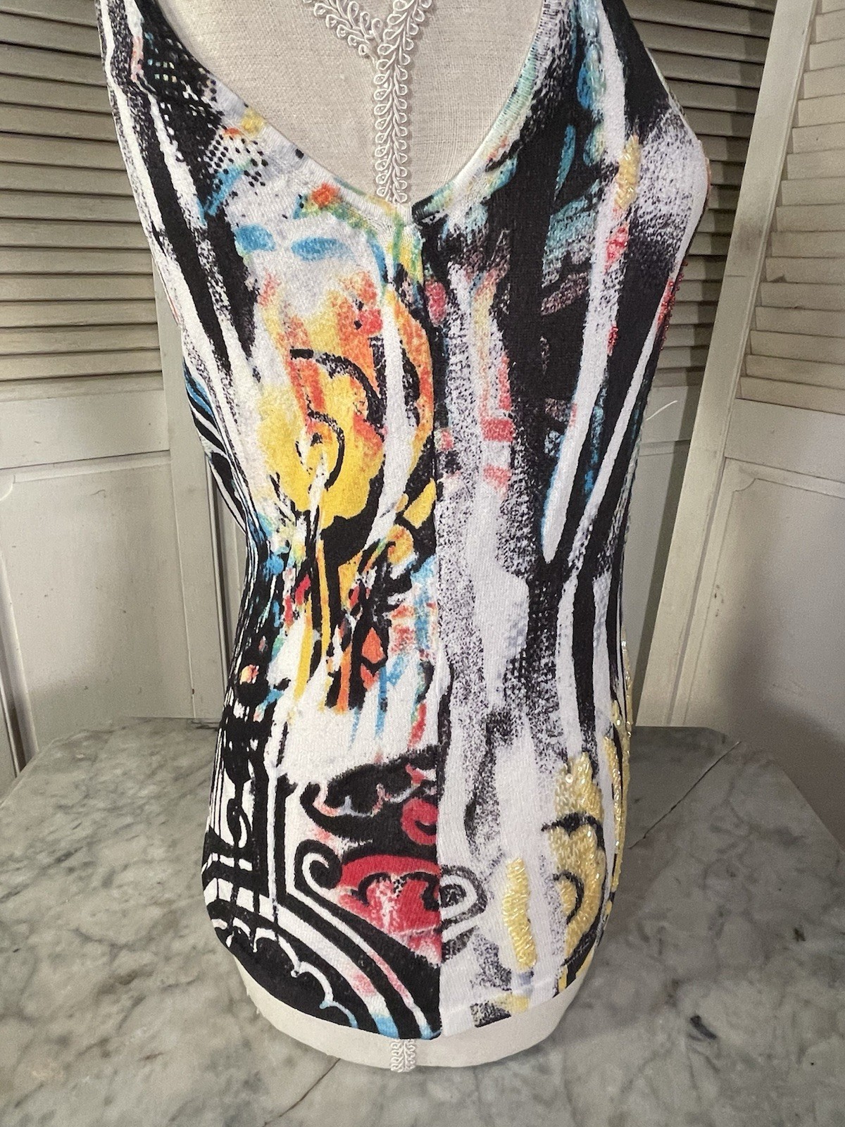 Alberto Makali 1980’s Sweater Set Size M