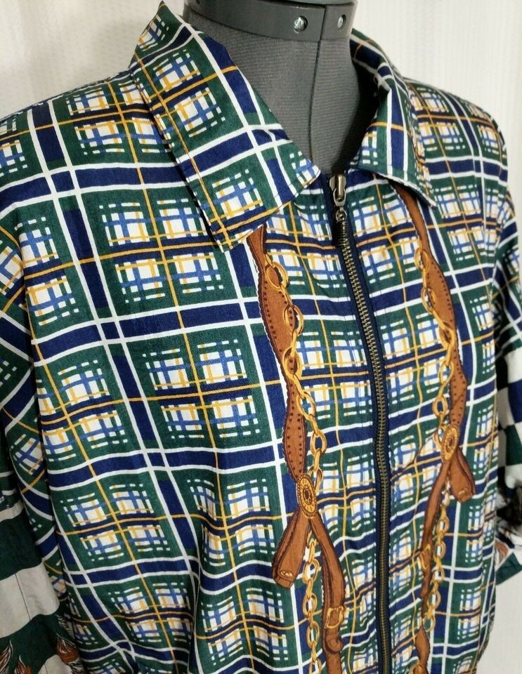 Vintage Andy johns Equestrian Windbreaker size L