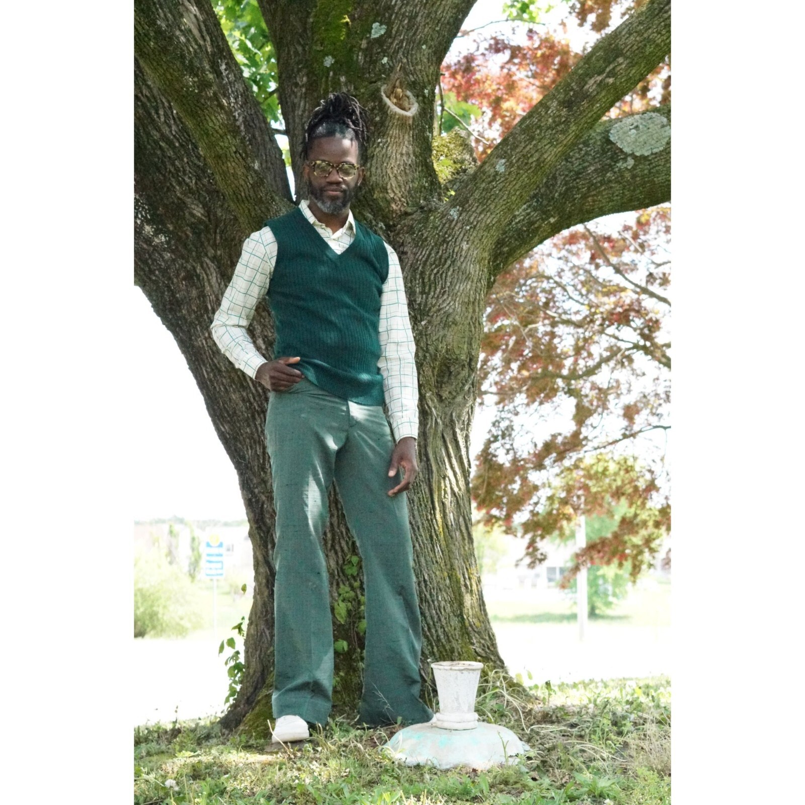 1970’s Cotler Green Bell Bottom Pants