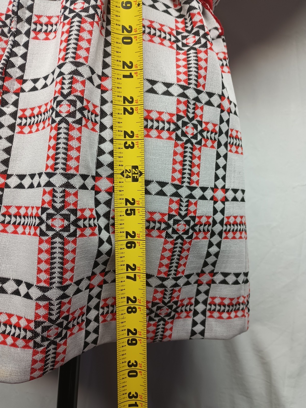1970s Parkhouse Women 16 VNeck Retro Shirt Hippie Boho That 70s Show Tie Waist