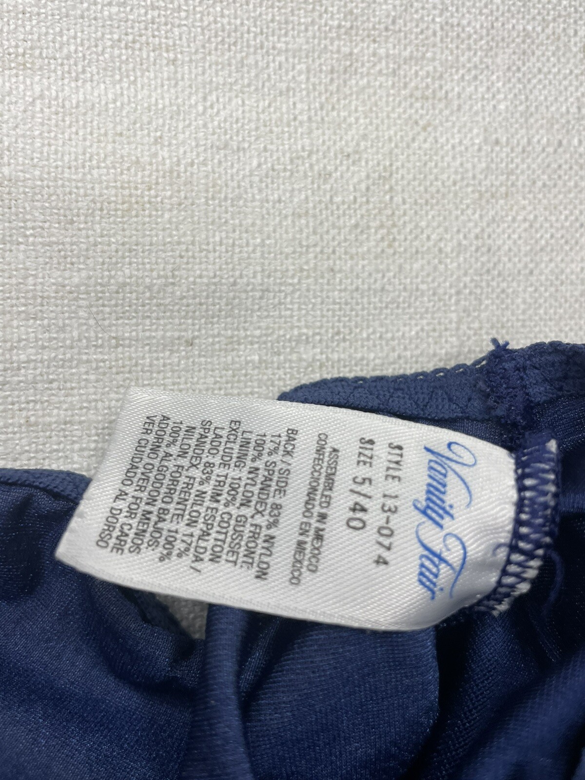 Vintage Vanity Fair Sissy Silky Satin Nylon Panty Medium 6