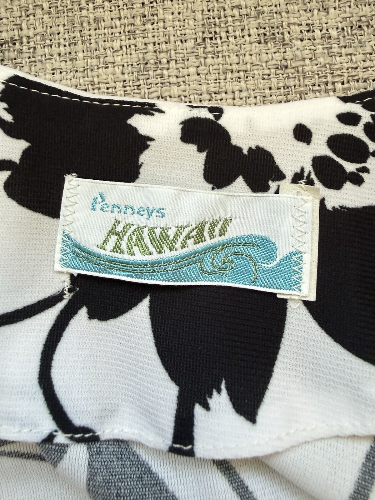 Vtg 60s Penneys Hawaii Maxi Dress Topper Set Hawaiian Print Measures Sz S Aloha