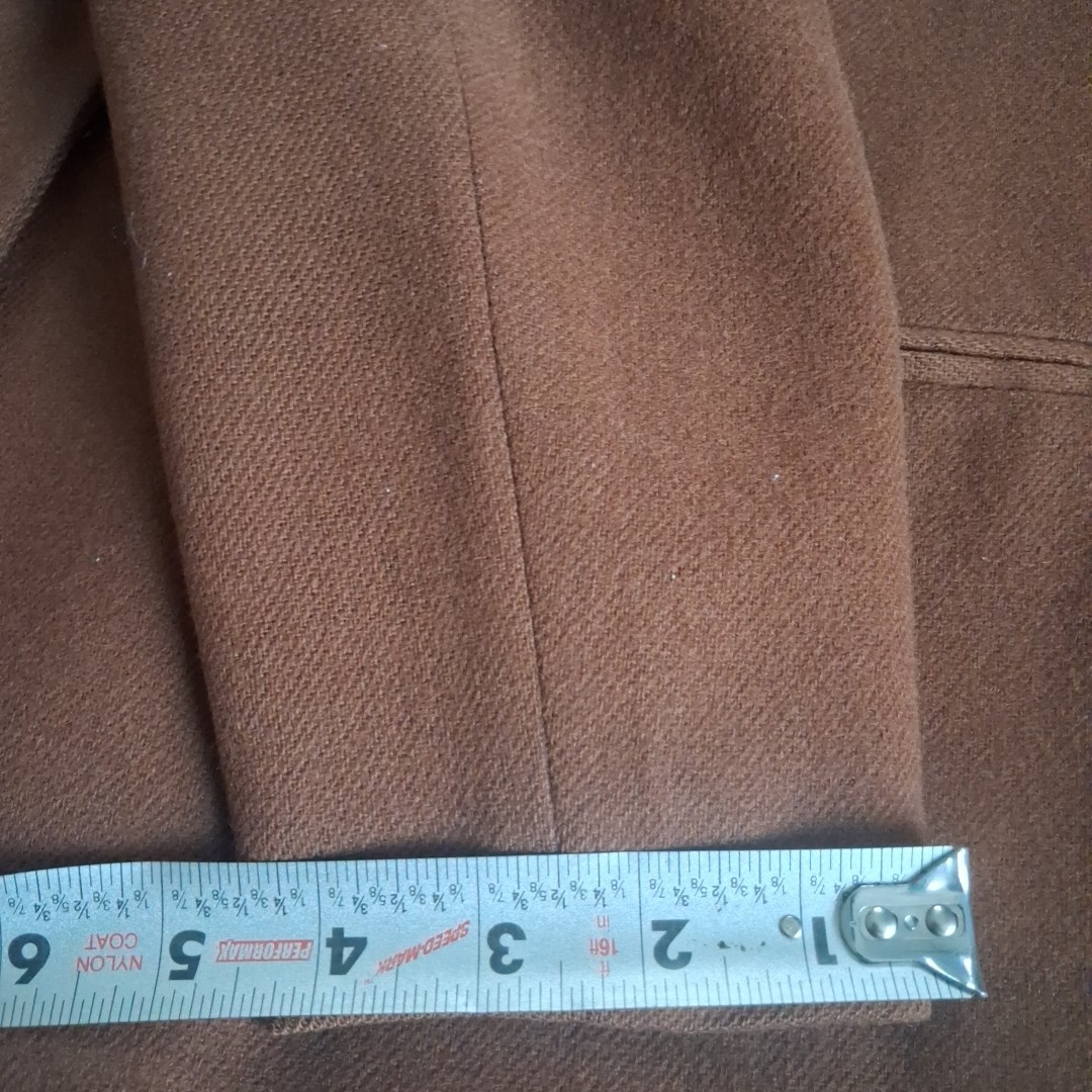 Vintage Savannah 100% Pure Wool Blazer – Rust Brown – Size 12