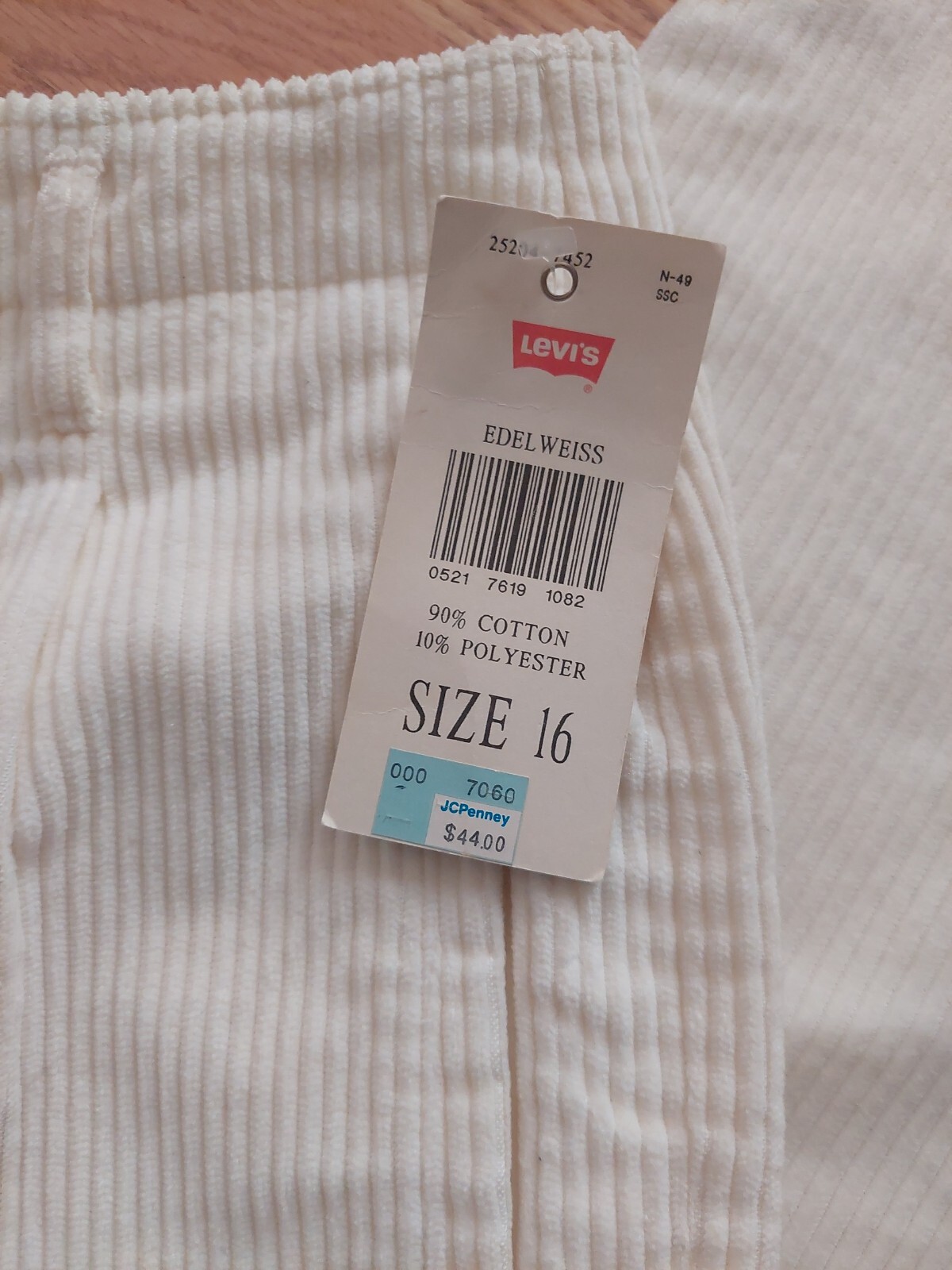 DOCKERS BY LEVI’S CORDUROY PANTS VINTAGE MOM HIGH WAIST SIZE 12 Tall