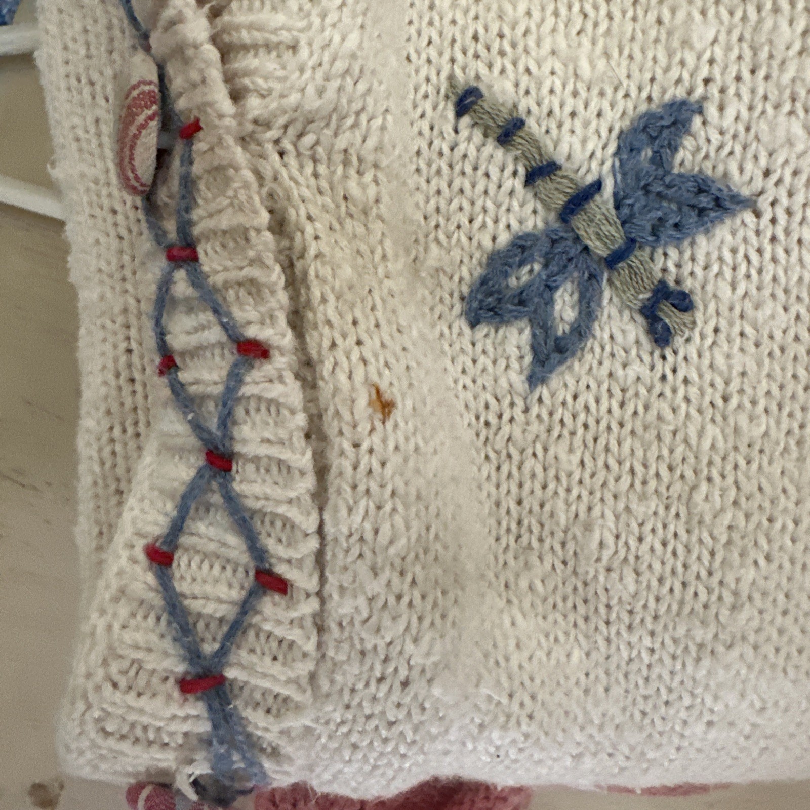 1990s Americana Two Sweaters Patchwork Susan Bristol Cambridge Country StoreREAD