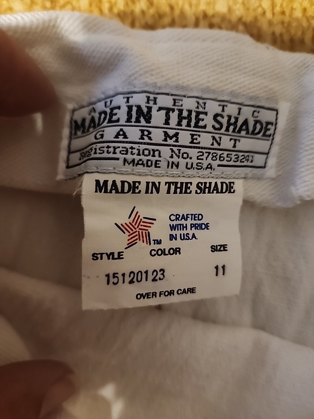 Vintage 70’s Made In The Shade White Woman’s Size 11 Made In USA 🇺🇸 NWT