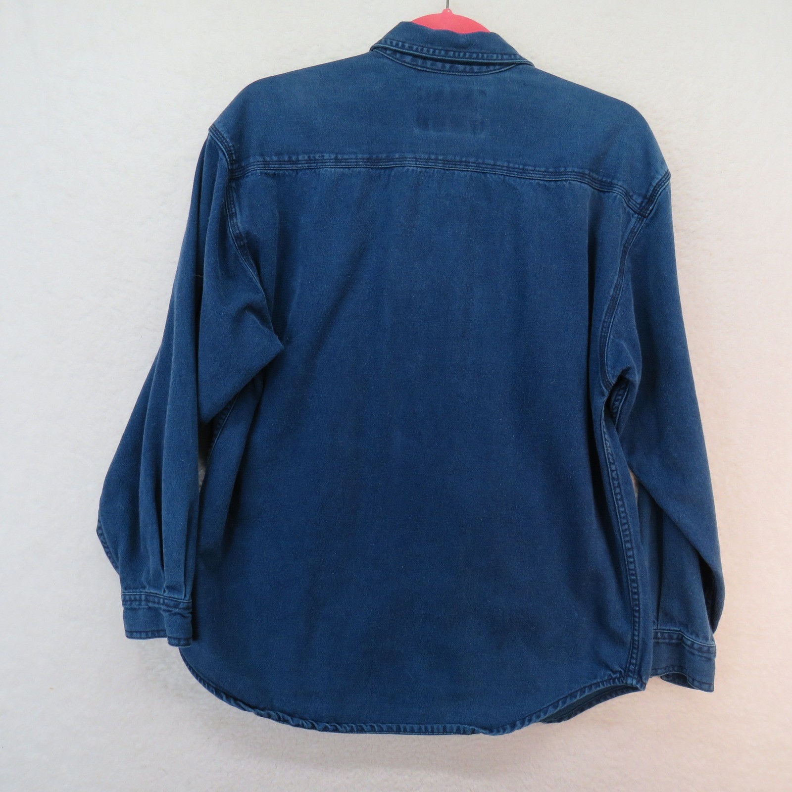 Vintage 1994 Levis Jeans for Women Denim Button Down Shirt Indigo Blue M