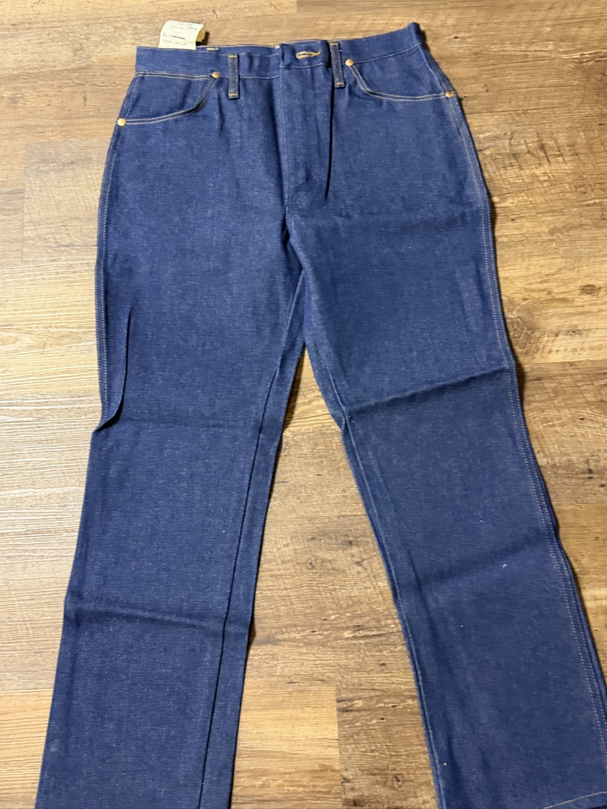 Wrangler Men’s 34×30 Jeans Blue Cowboy Cut Straight Leg Work Denim