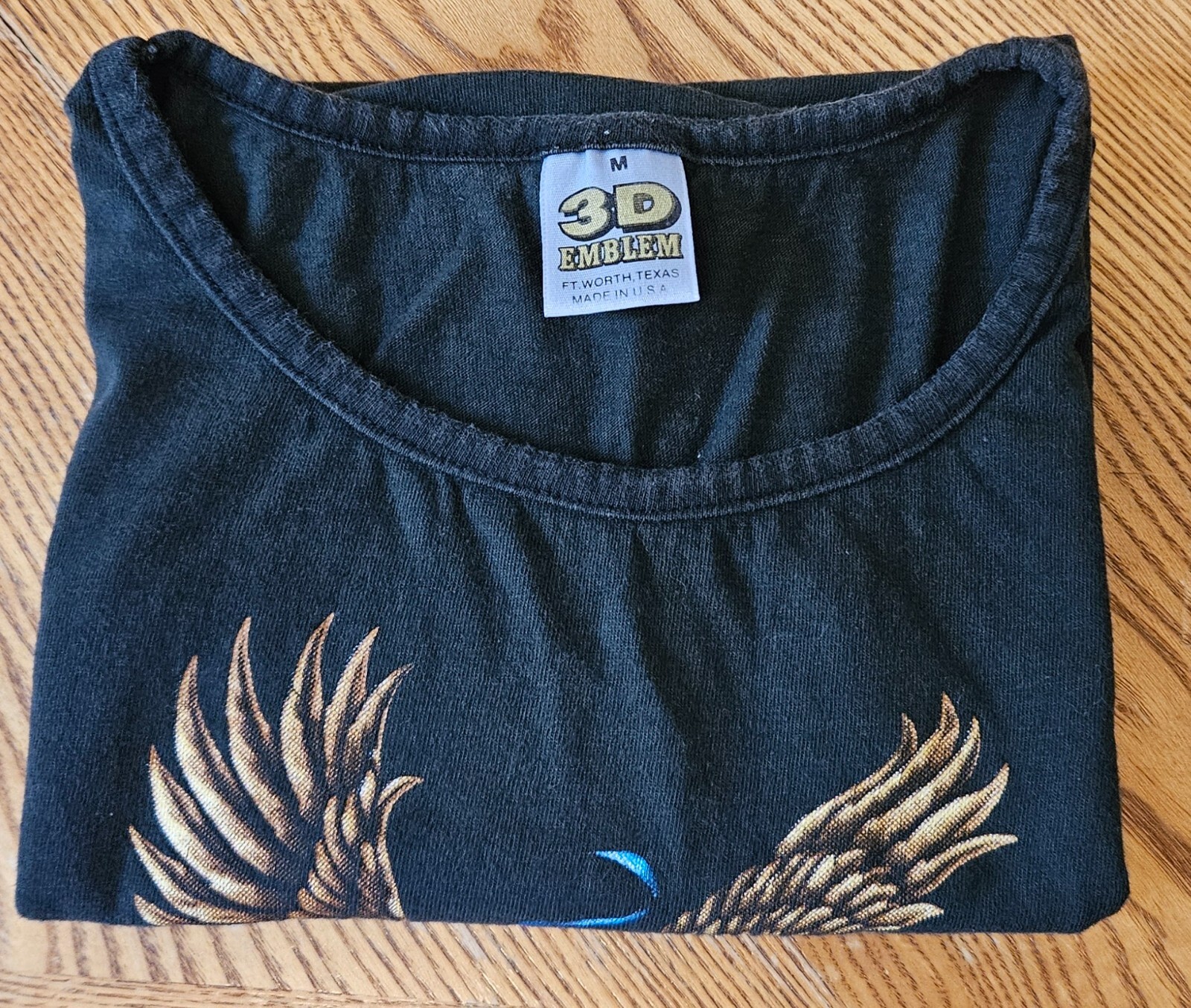 Vintage 3D Emblem 1988 Harley Davidson Womens Eagle Rose Crop Top Santa Cruz M