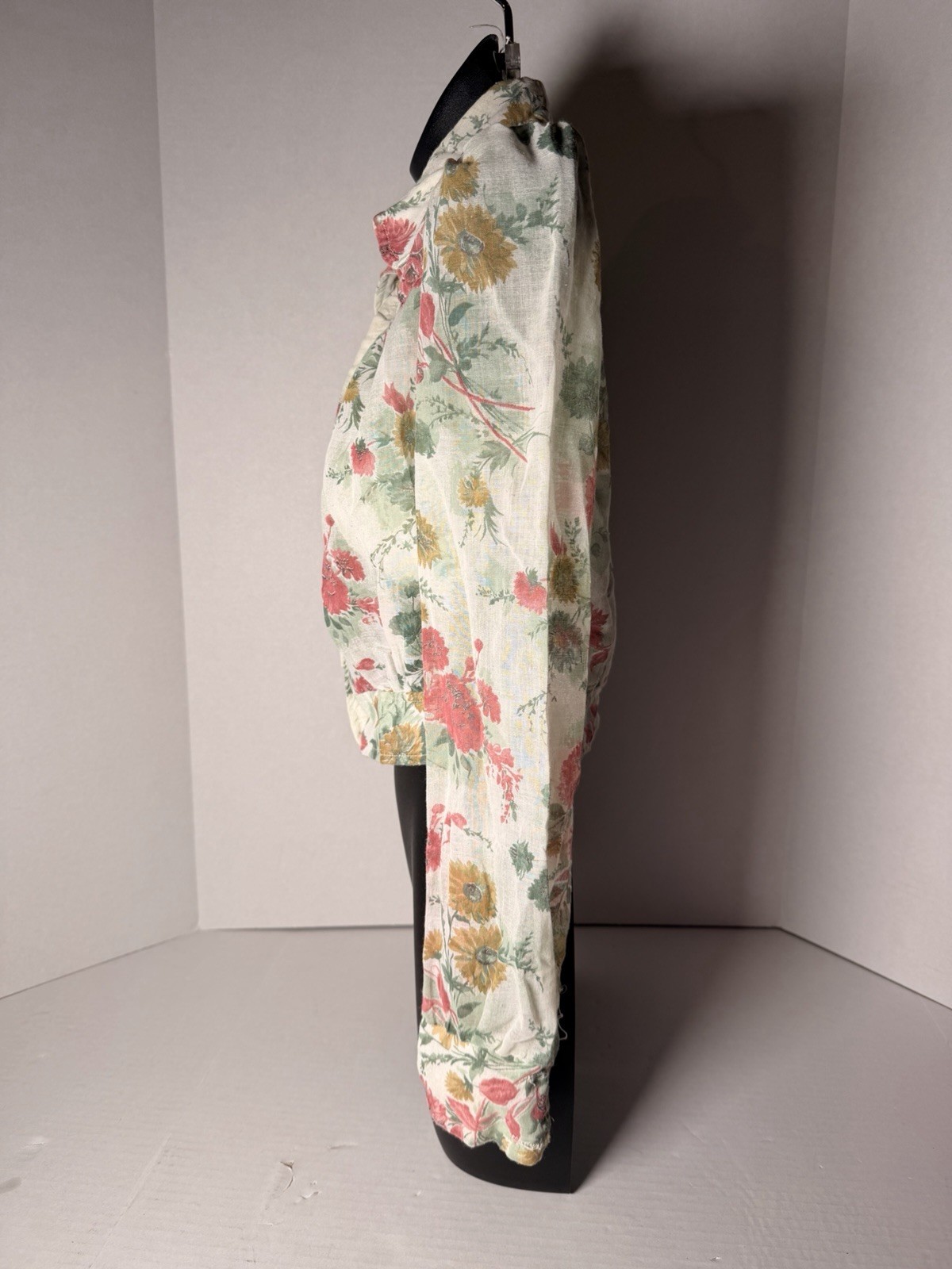 Paul Harris Vtg Women’s 2-piece Button Down Floral & 60’s Bikini Top