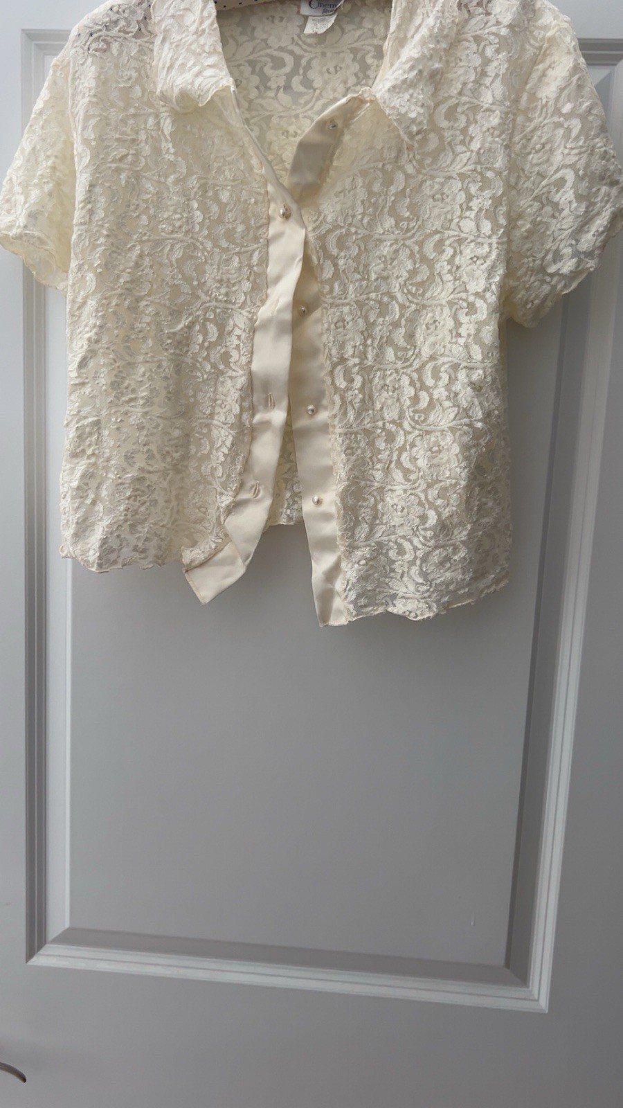Vintage 90’s Cinema Etoile Coquette Lace Top Size Large