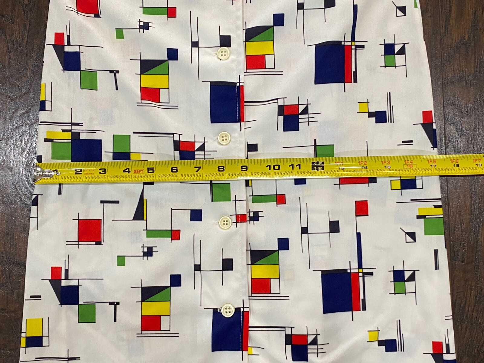 Prynts By Bleeker Street Jonathan Logan VTG 70’s Mondrian Style Print Dress Sz S