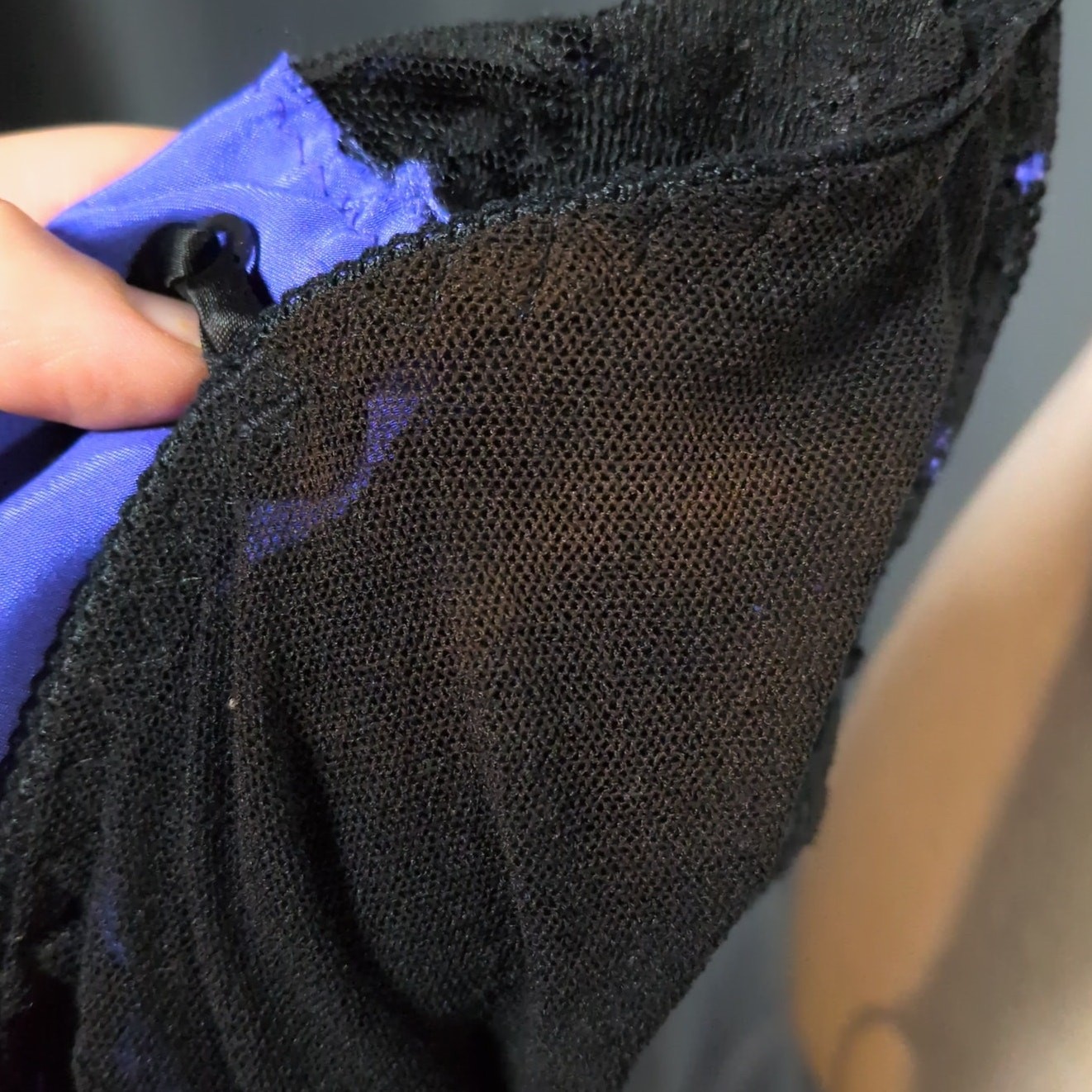Vintage 1980s Victoria’s Secret Indigo Black Lace Teddy Lingerie Bodysuit Petite