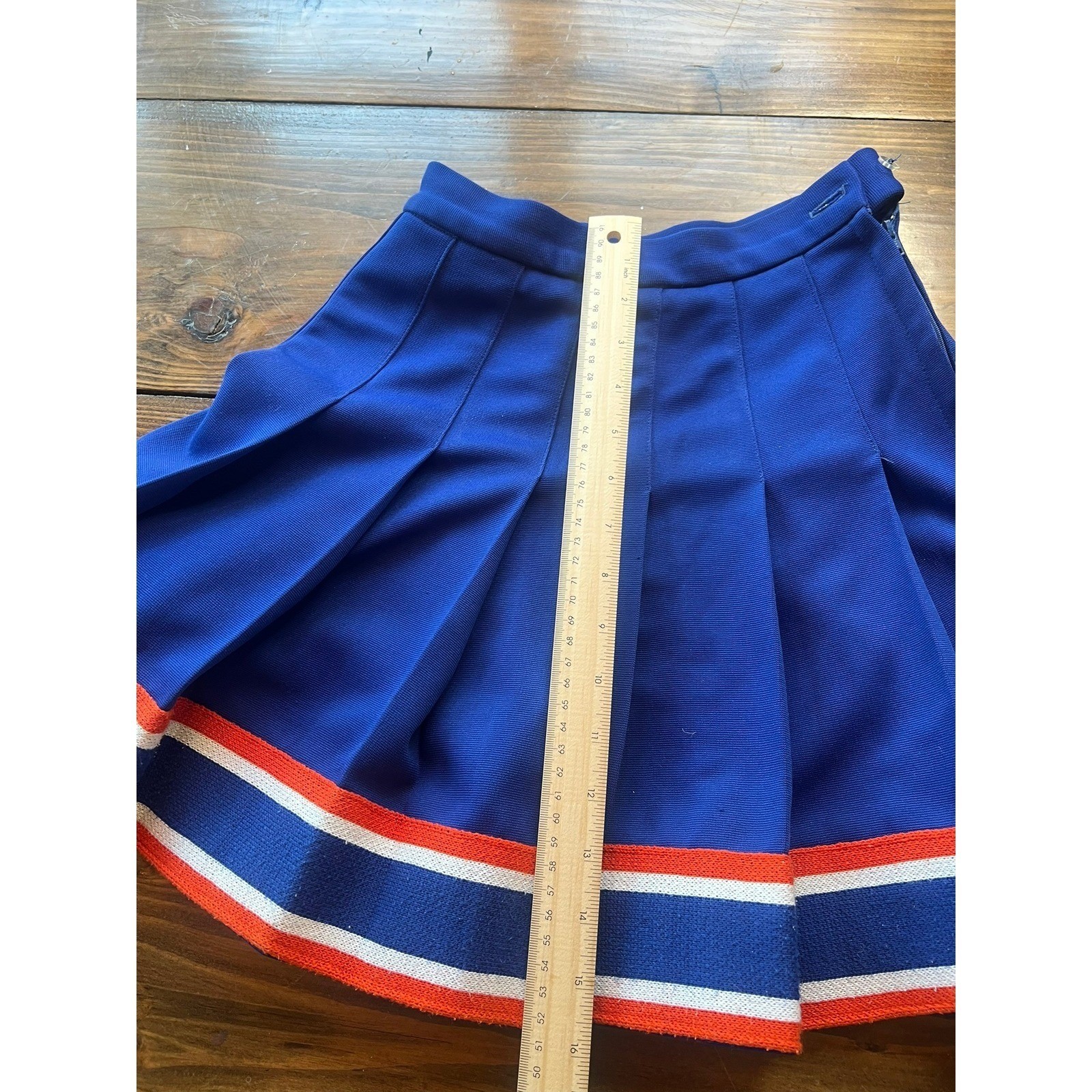 1950’s Vintage Kandel Royal Pleated Cheerleader Skirt Size 7