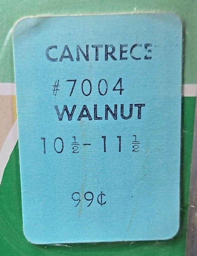 Vintage Truly Fine 1 Pair 100% Nylon Stockings Cantrece USA Walnut 10½-11½ 7004