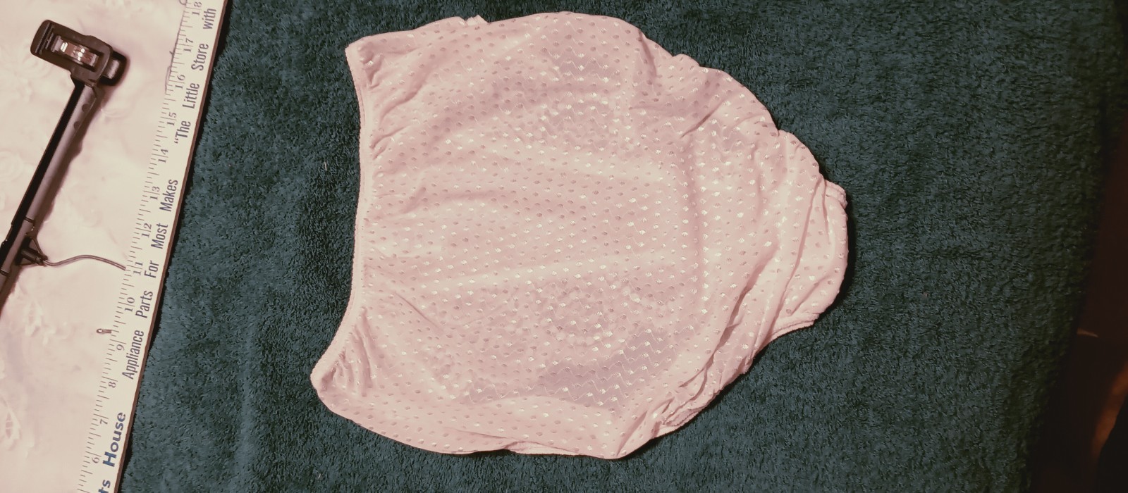 VALENTINO VINTAGE PANTIES sz M-6 CREAM SATIN DIAMONDS w-LACE SIDE PANELS #17-35