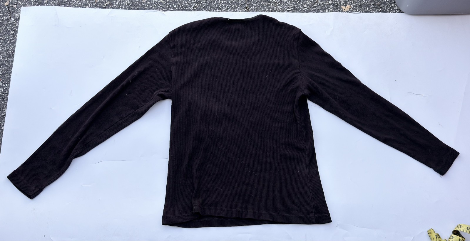 Vintage 90s J. Jill Blouse Top Women’s Size XS Black Long Sleeve Cotton *READ*