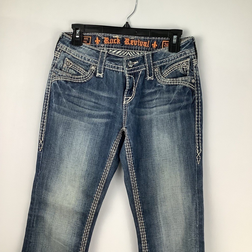 Rock Revival Elaina Easy Boot Cut Jeans Y2K Vintage womens size 26