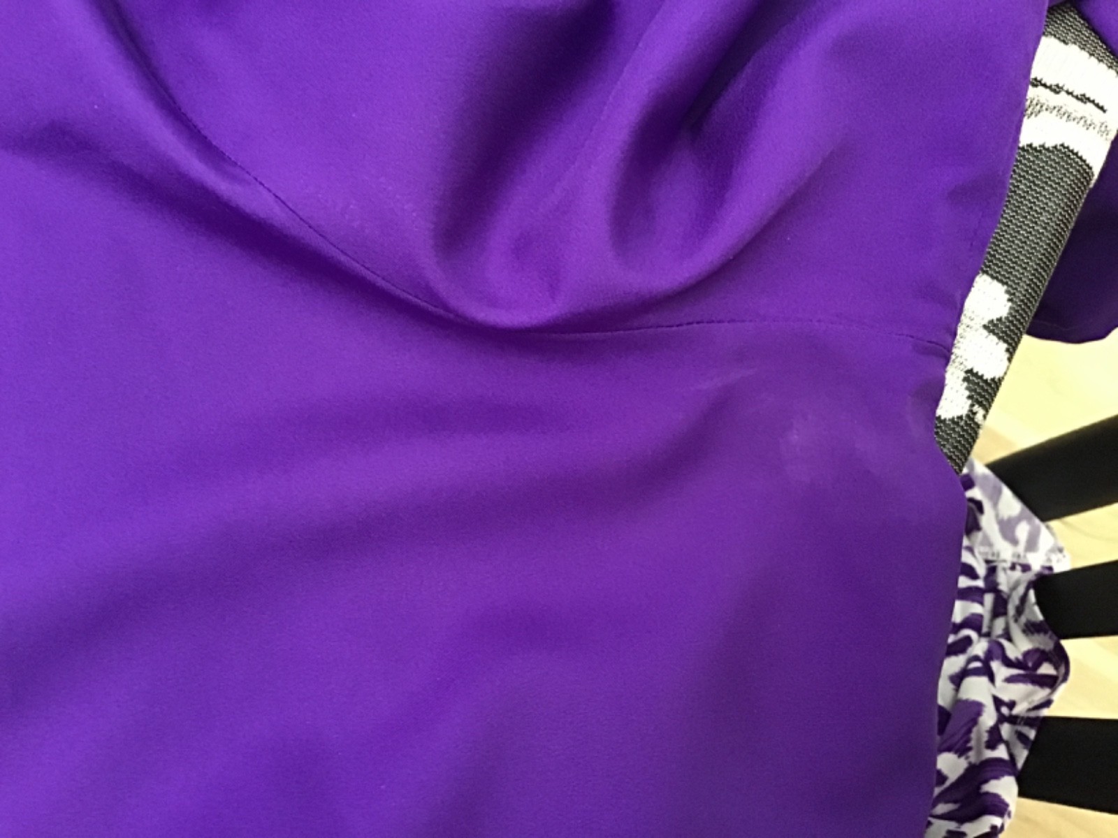 VTG Purple Blouse Shirt by Objectives for Women Buttons Up Long Sleeve Sz L/42