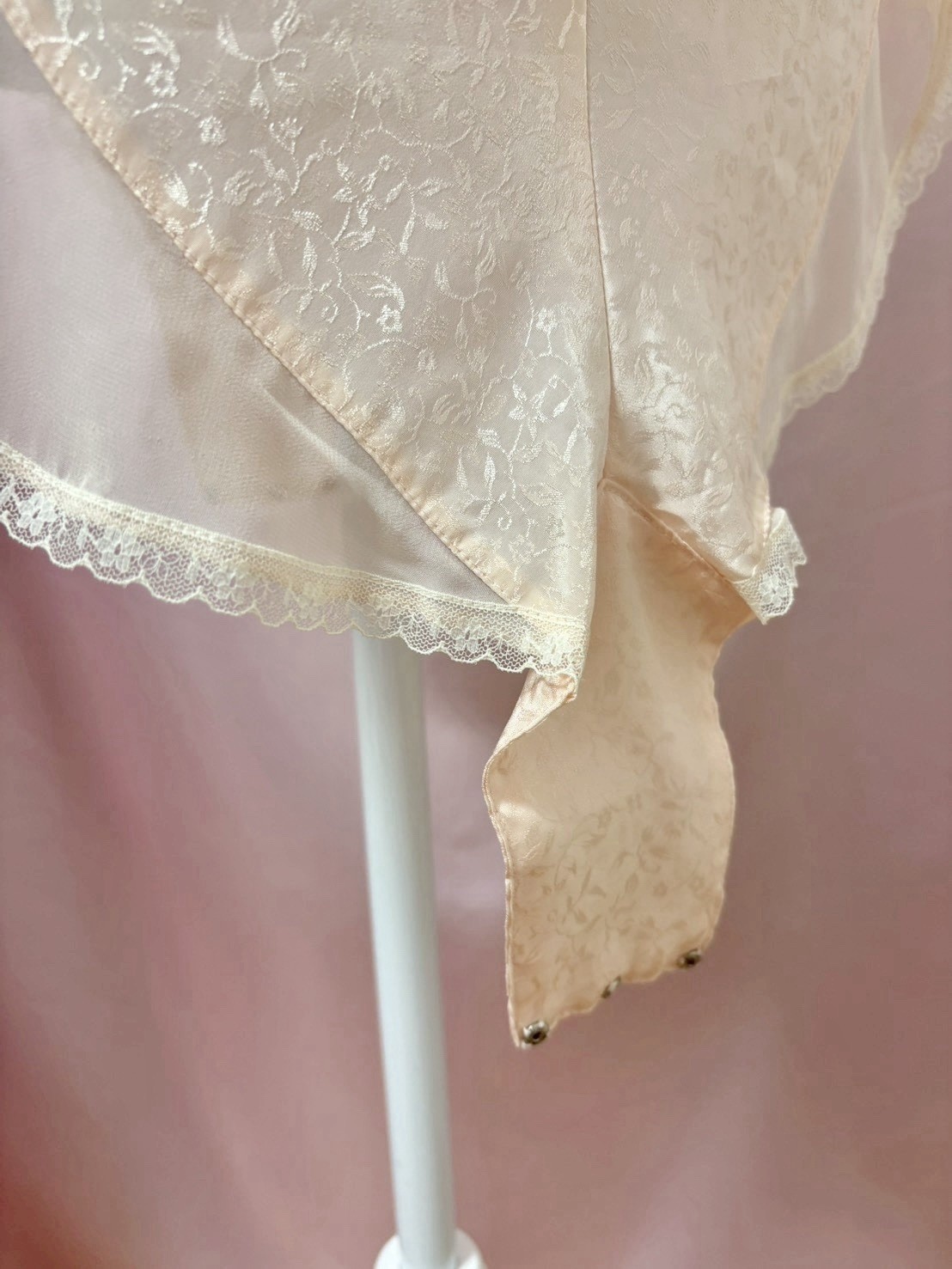 Vintage 1980s Victoria’s Secret Pink Satin Lace Teddy Lingerie Kawaii
