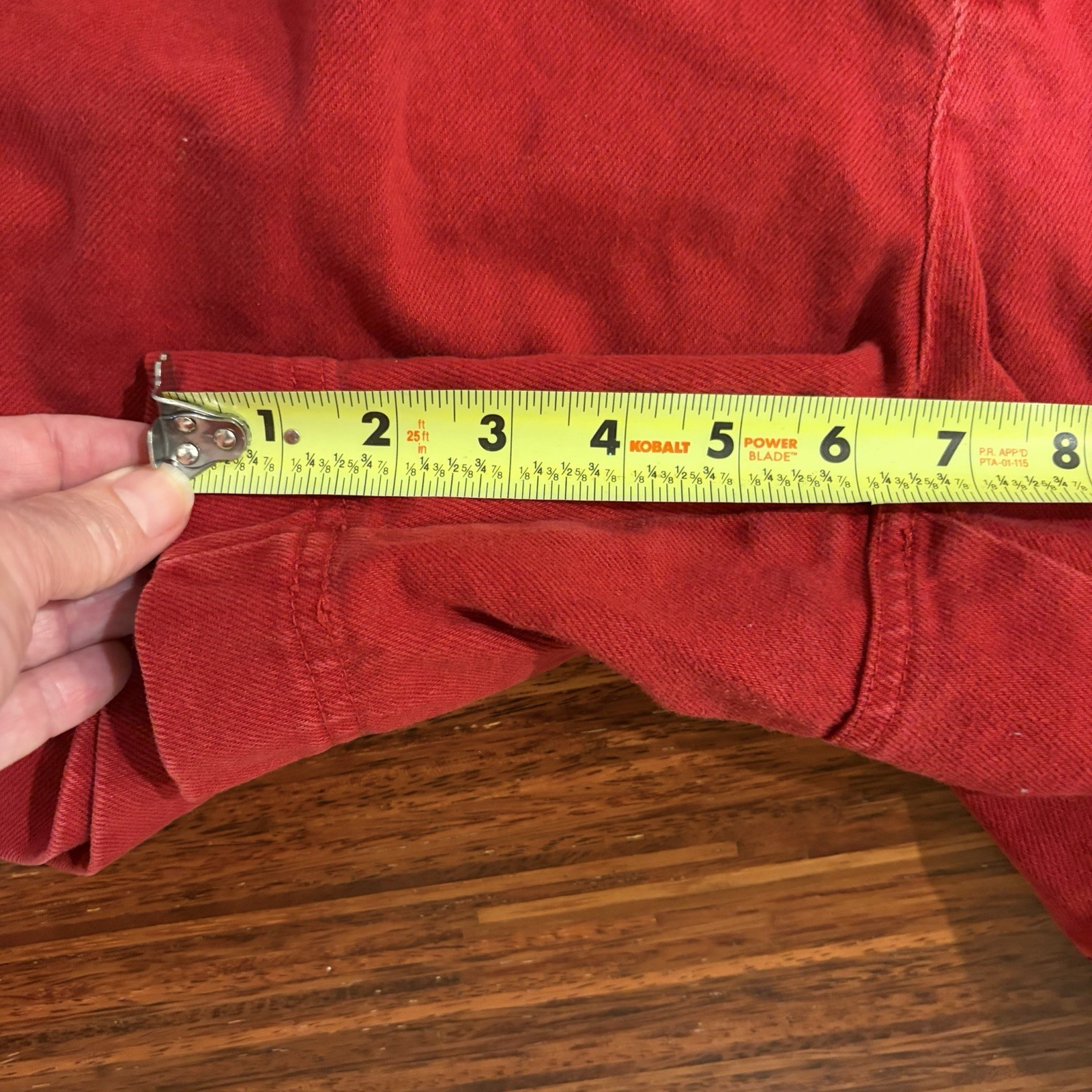 Vintage Lizwear Red High Waisted Pleated Cotton Shorts Mom 10 90s Retro preppy