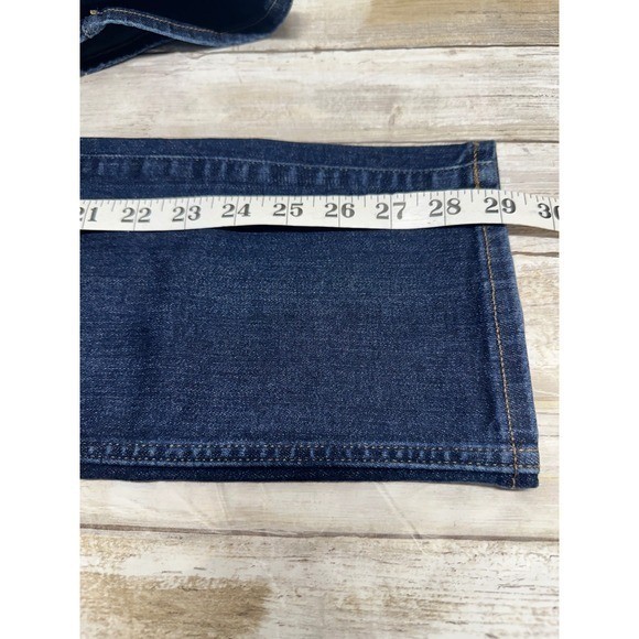 J.Crew 9″ Vintage Slim Straight ankle Jeans Dark Wash Indigo 28T Re-Imagined