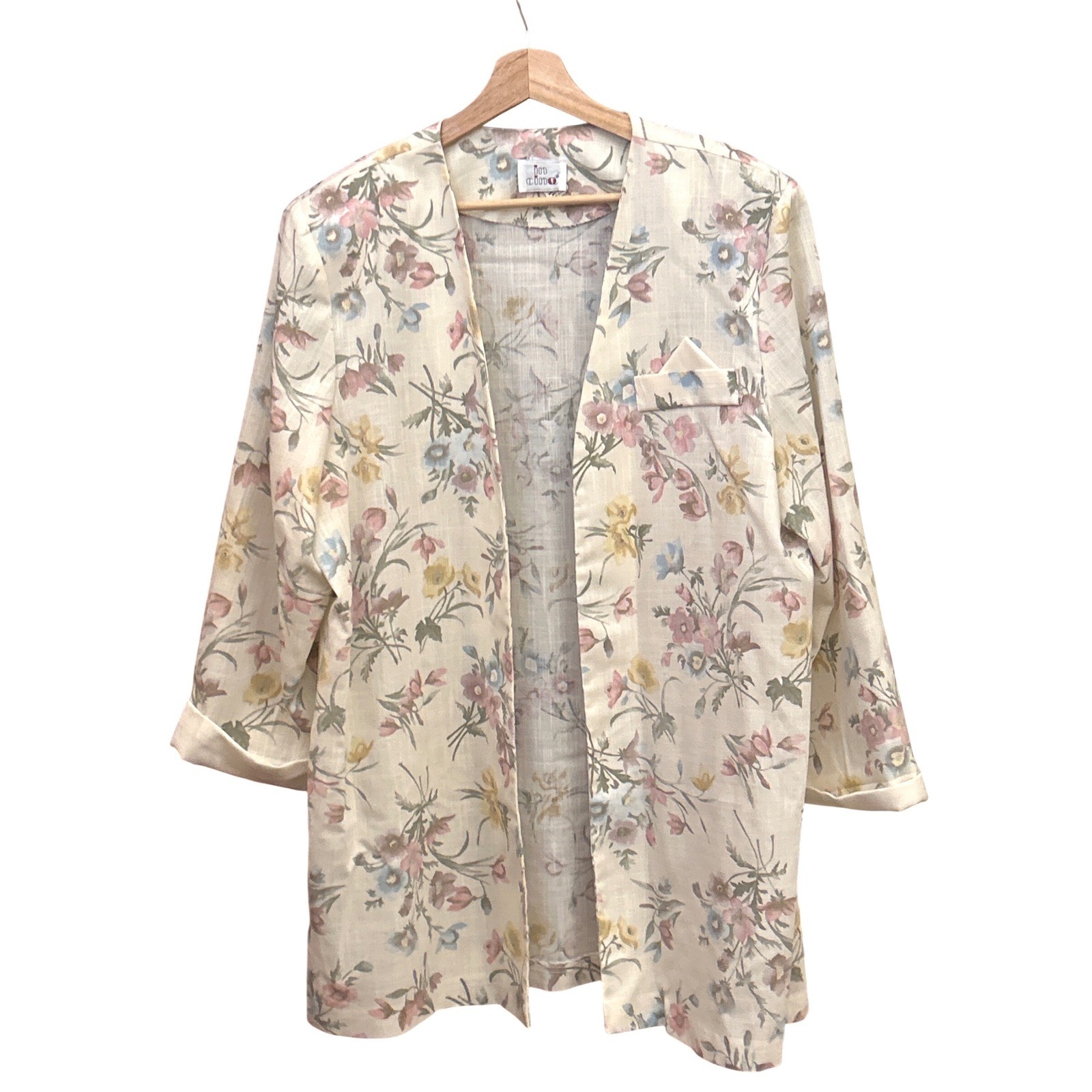 90s In Cima Floral Light Jacket Cottagecore Grandmacore Shabby Chic 22W