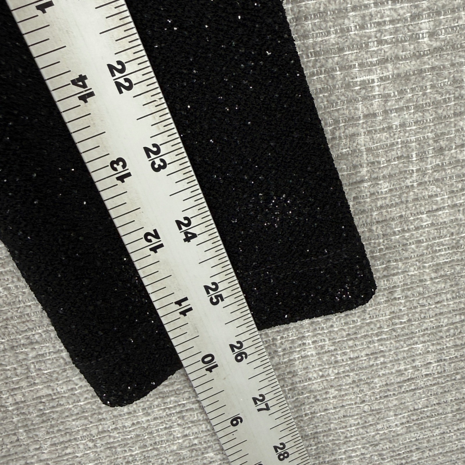 Vintage Y2K Bratz J R Nites Cardigan Women 8 M Black Glitter Feather Trim Goth