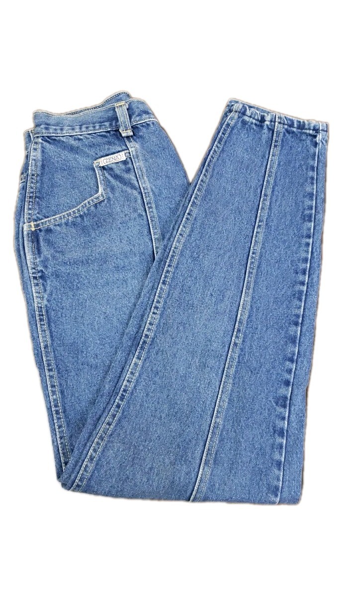 VINTAGE Women’s Zena Jeans 12in High Rise Size 7 Mom Jeans 80s MADE IN USA