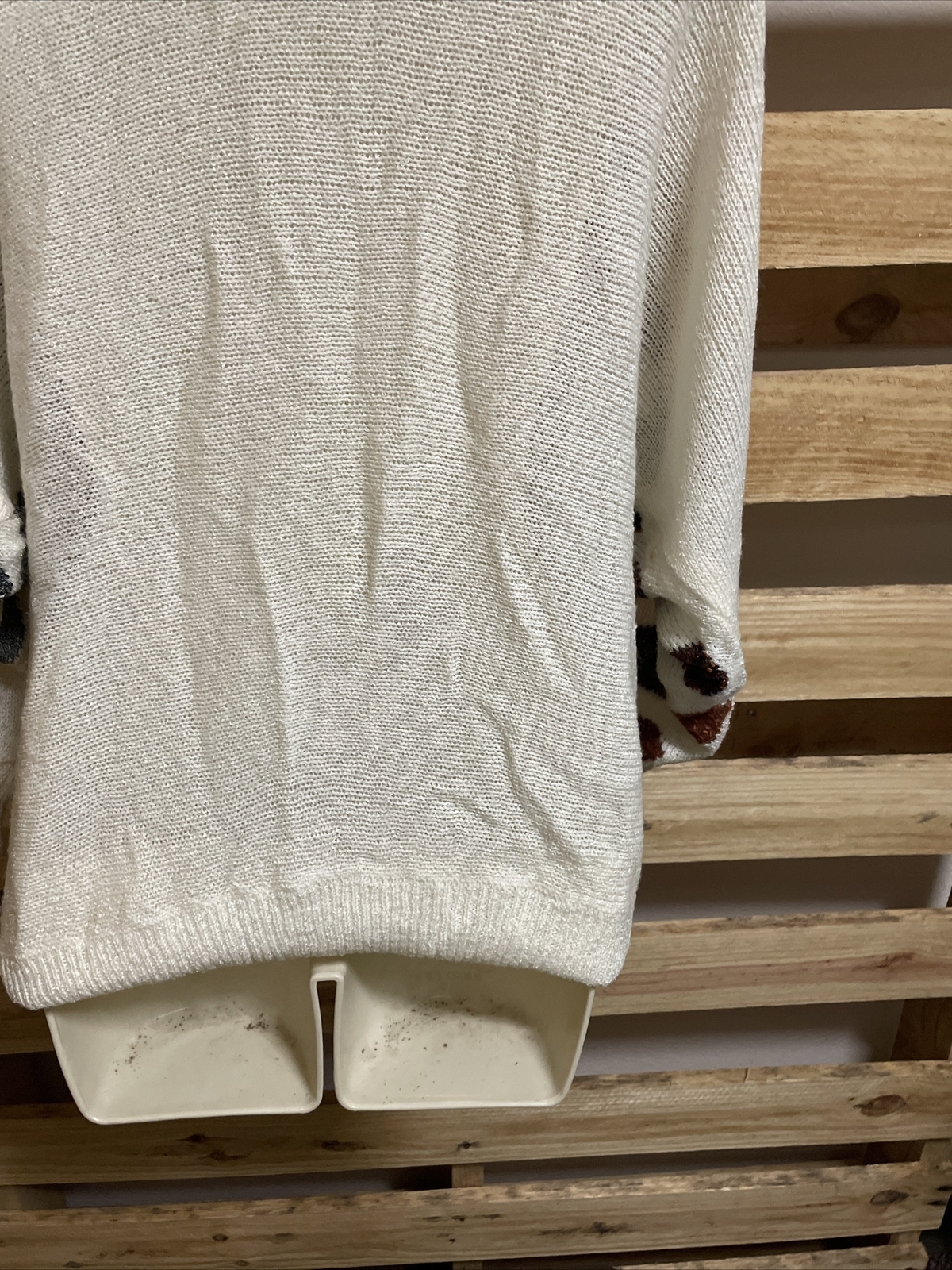 Vintage 1980’s 20 Ams Mariea Kim Fox Turtleneck Sweater Woman’s Medium JD