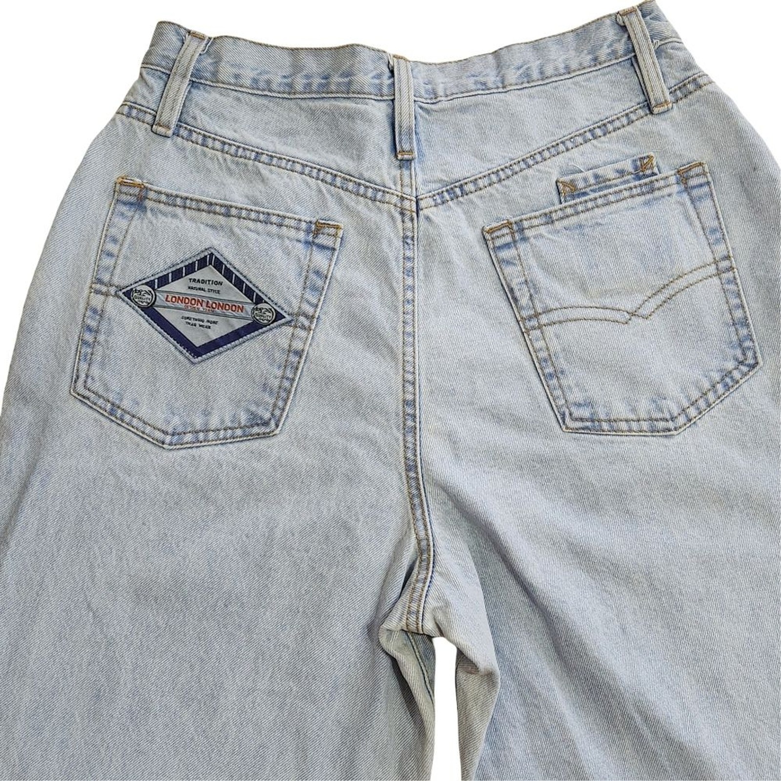 Vintage Pepe Jeans London London 90’s High Waist Tapered Mom Jeans UK 14/US 28
