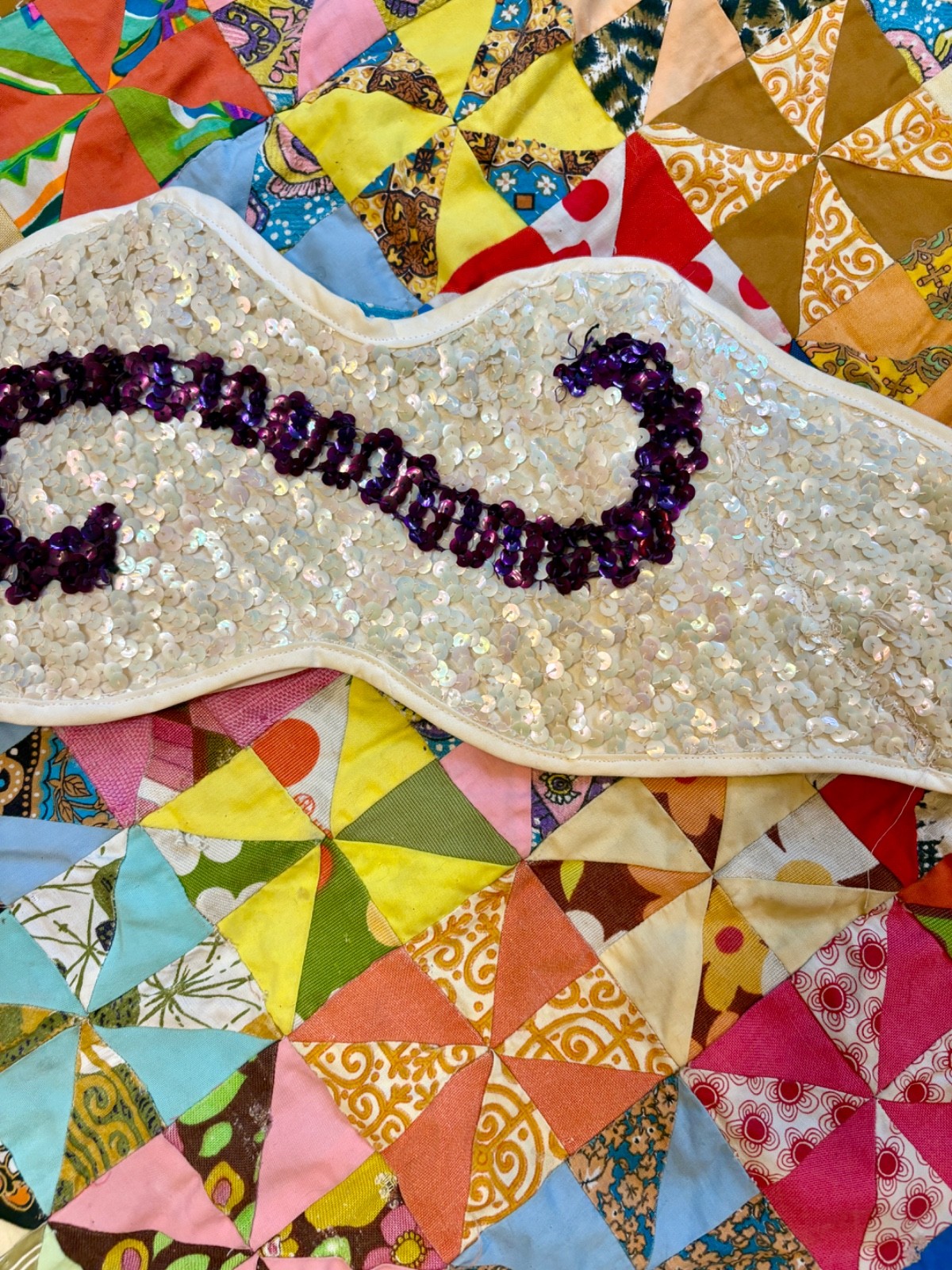Vintage 1930s Burlesque Showgirl Sequin Bottoms And Tops