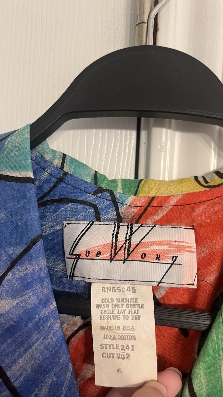 Vintage Sue Wong Abstract Dress