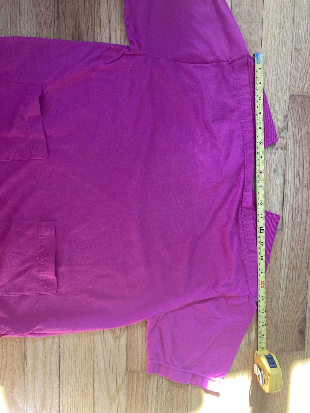 Women’s Vintage 1980s Pink Short Sleeve Sporty Shirt Size Small Cotton Blend
