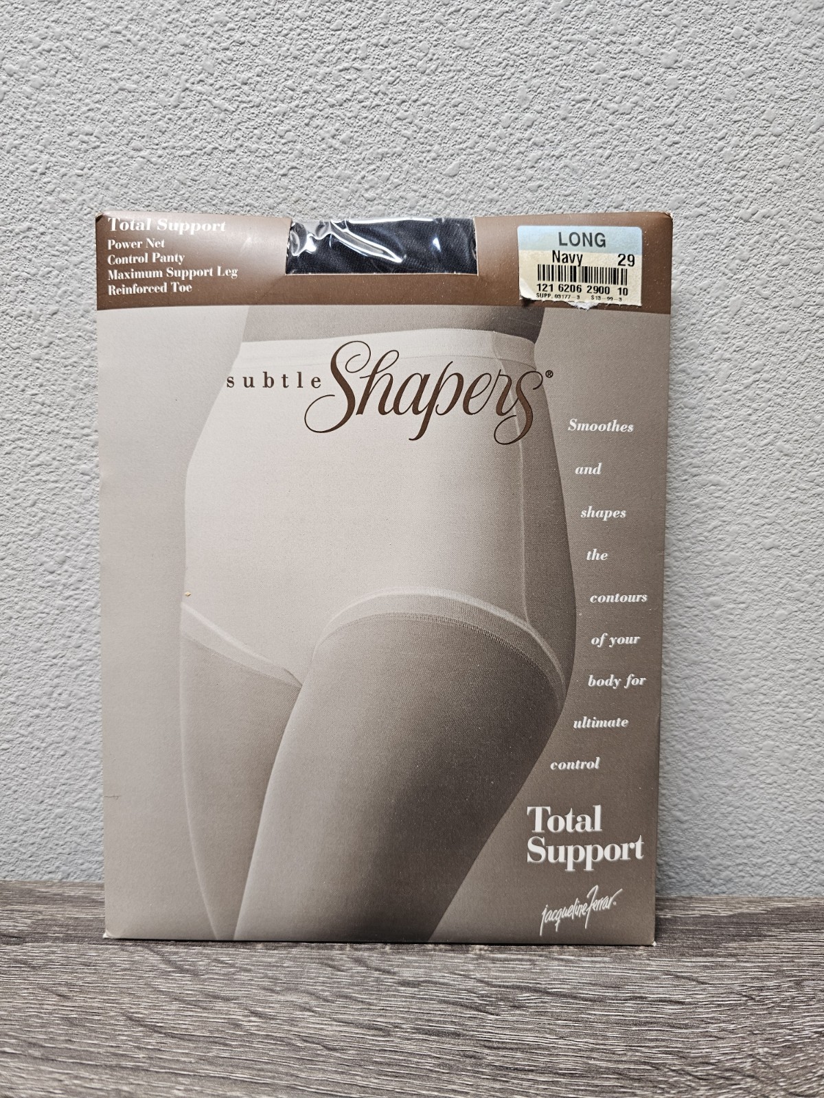 JCPenney Jacqueline Ferrar Subtle Shapers Total Support LONG NAVY 29-NEW