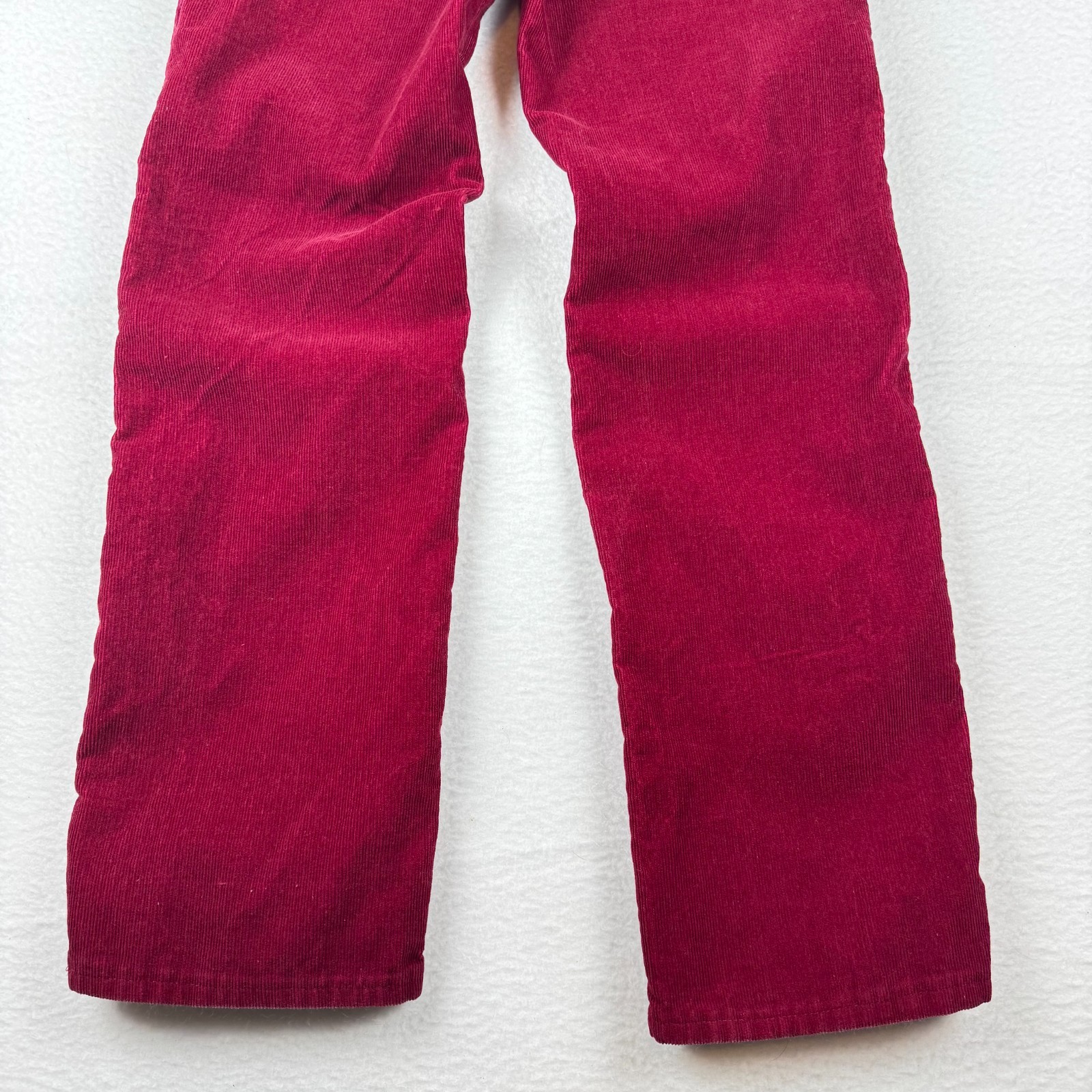 VTG 70s Sears Roebuck Jeans That Fit Women’s 10 26×30 Red Corduroy Talon 42 USA