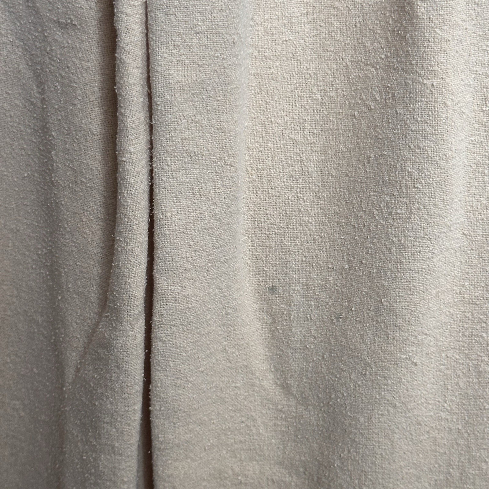 Vintage 90s Selene Sport 100% Raw Silk 2-Piece Pant Set Beige Minimalist Large