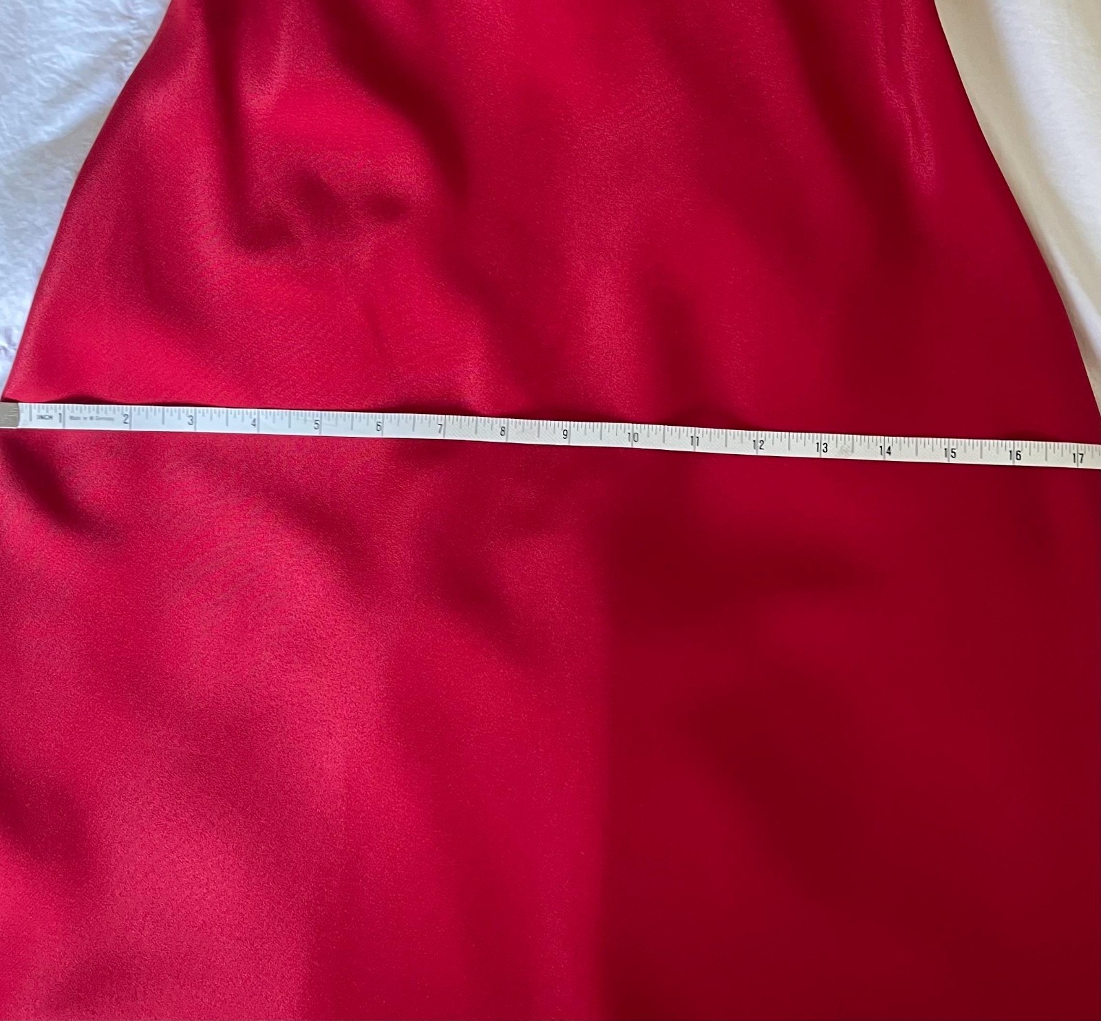 Eureka Red Cowl Neck Dress – Size Small – Excellent vintage Made in USA
