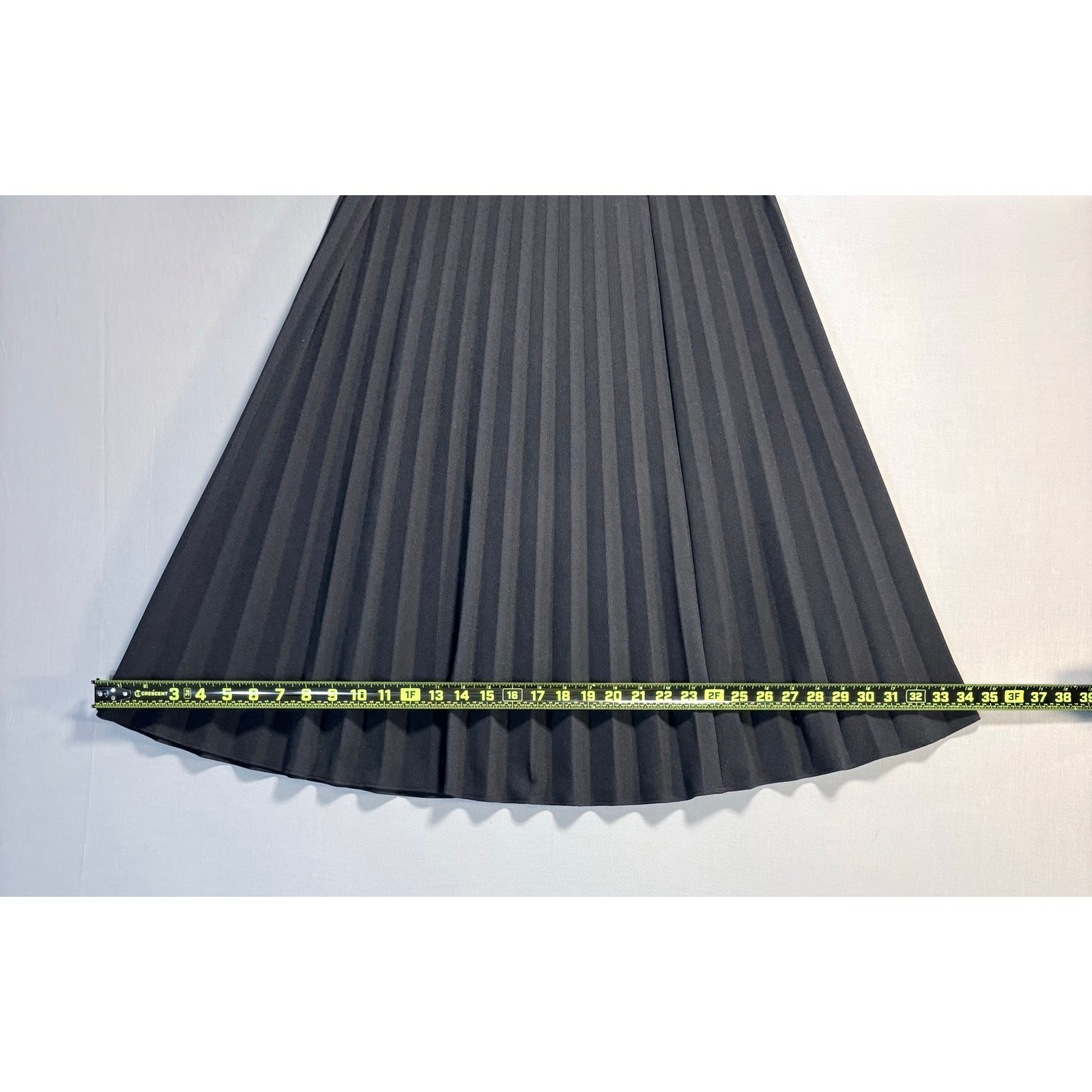 Vintage Bleyle for Hooper Black Pleated Retro Pinup Coquette Skirt Women Size 14