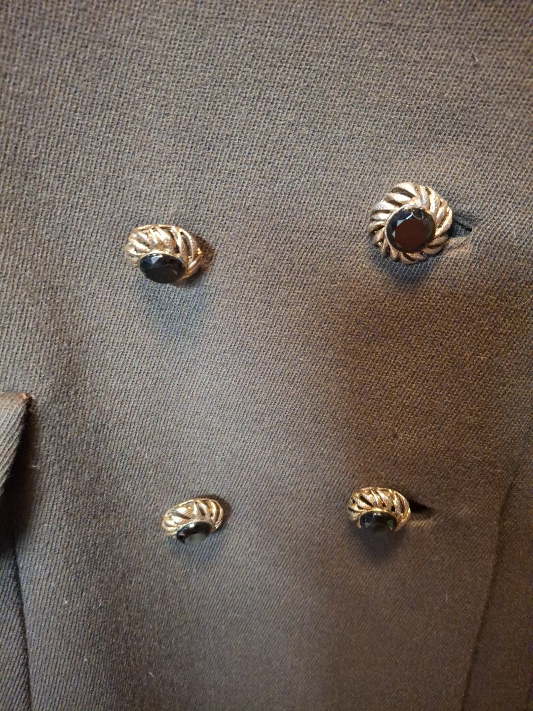 VTG 60’s Forstmann Stevens Fabric Women’s Brown Doublebreasted Wool Heavy Coat