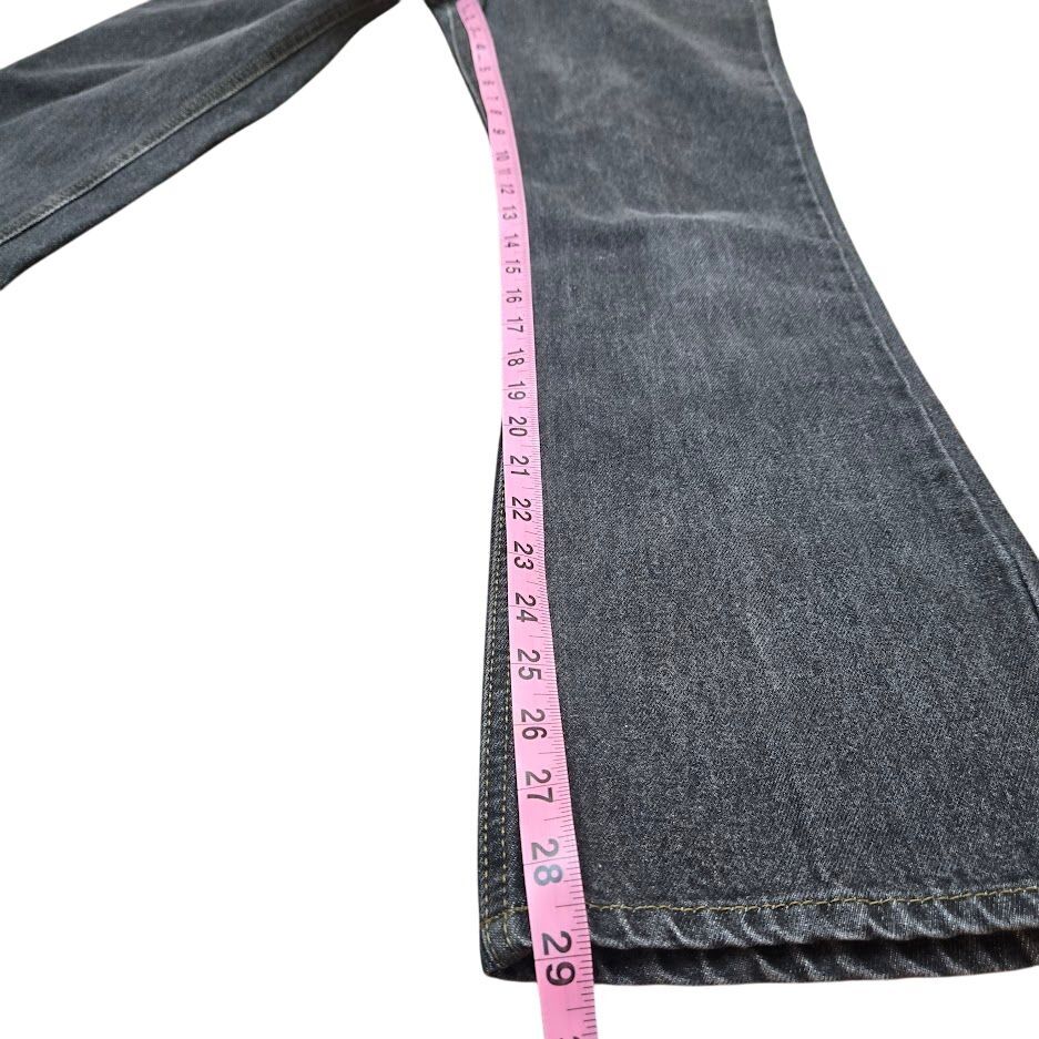 Mudd Vintage Y2K Gray Straight Leg Jeans Beat Generation Collection Juniors Sz 5