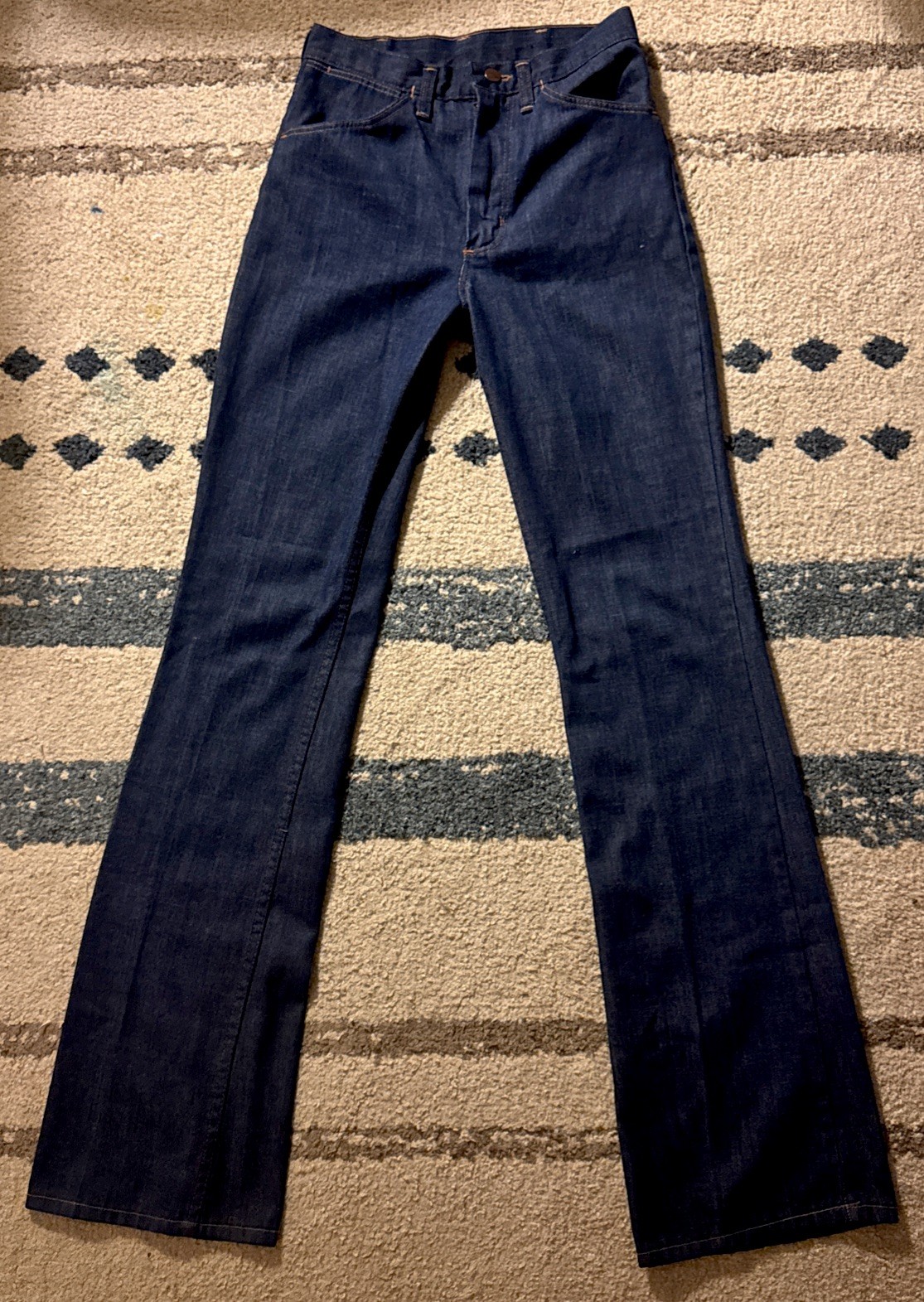 Vtg 1970’s Women’s Wrangler 938 High Waist Bootcut Jeans Talon Zip Sz 26×35 USA