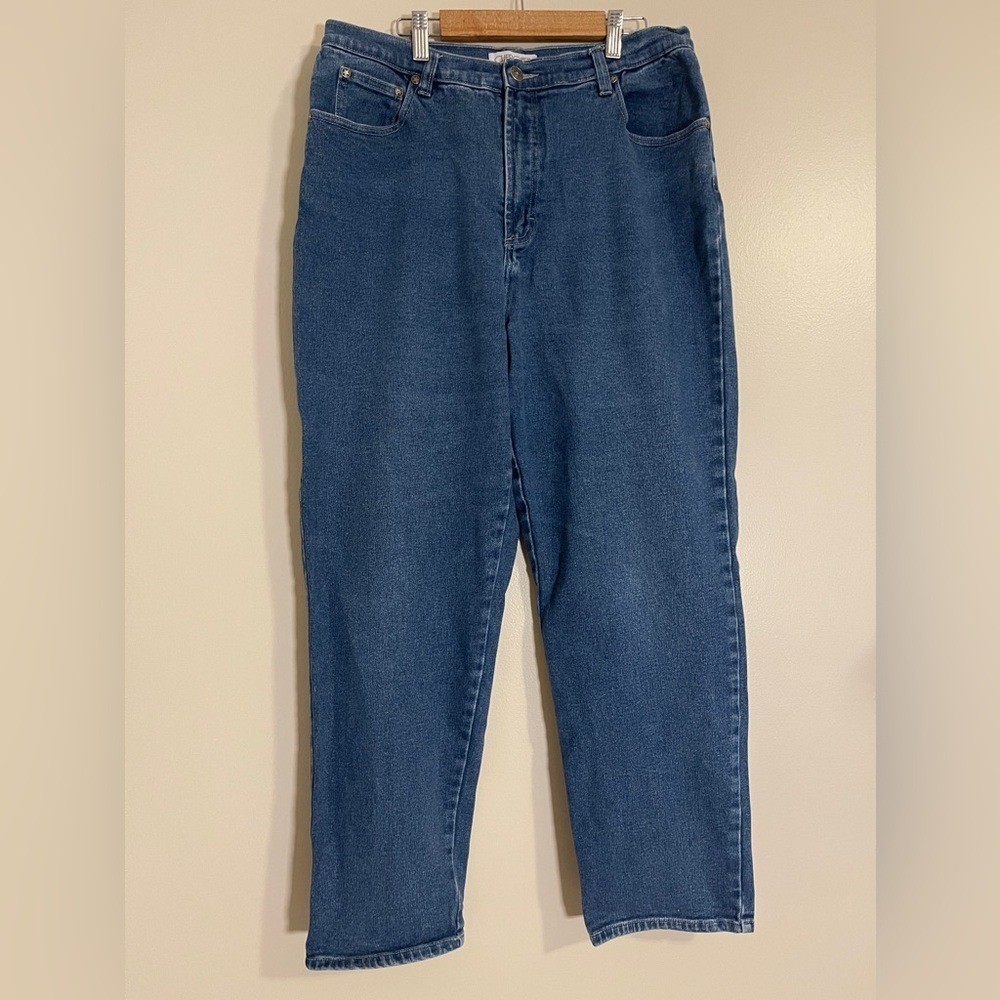 Cherokee Jeans Womens 14A Blue Straight Leg High Rise Normcore Classic Vintage
