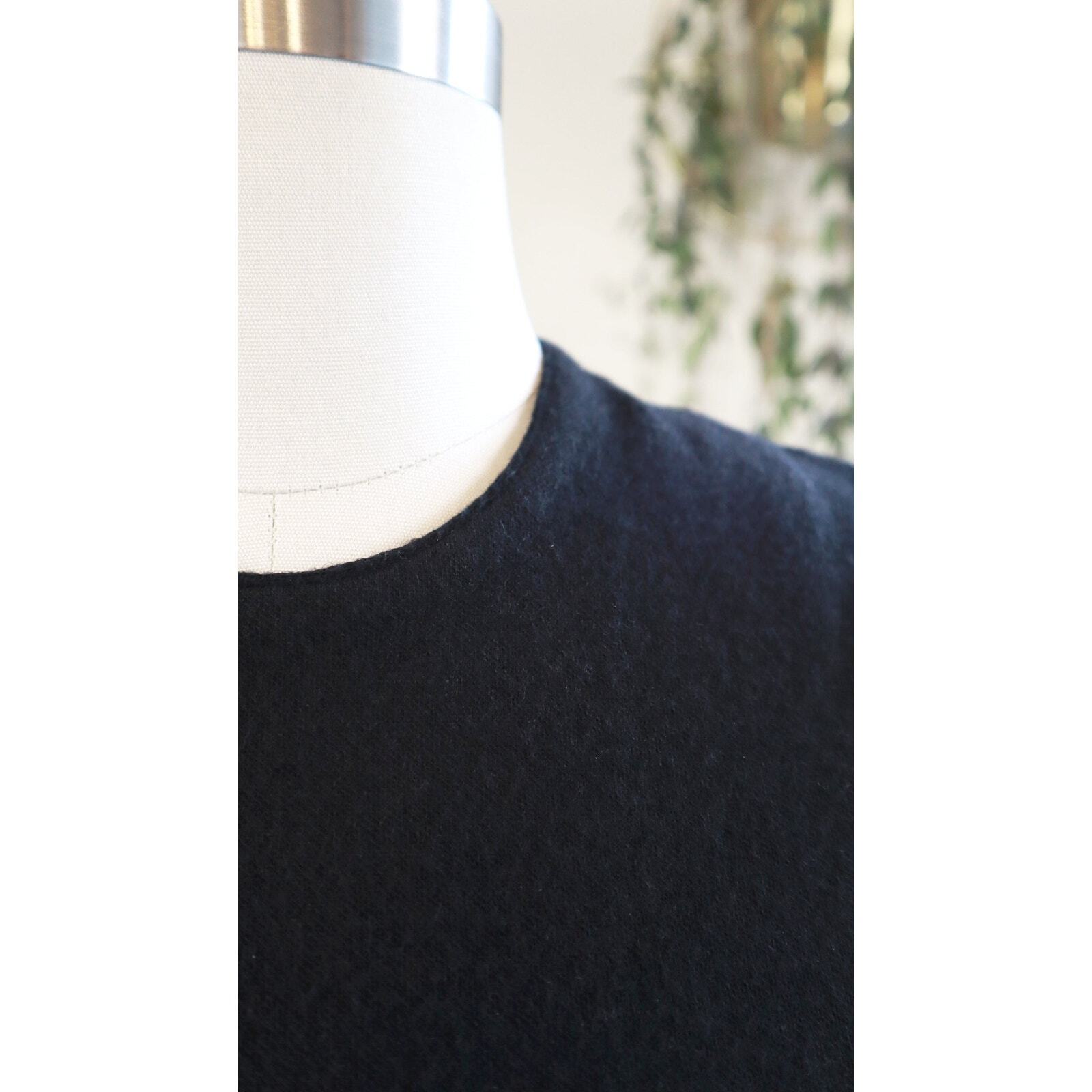 Vintage 1960s Sweater Dress 60s CATALINA Black Knit Wool Wiggle Pencil Sheath