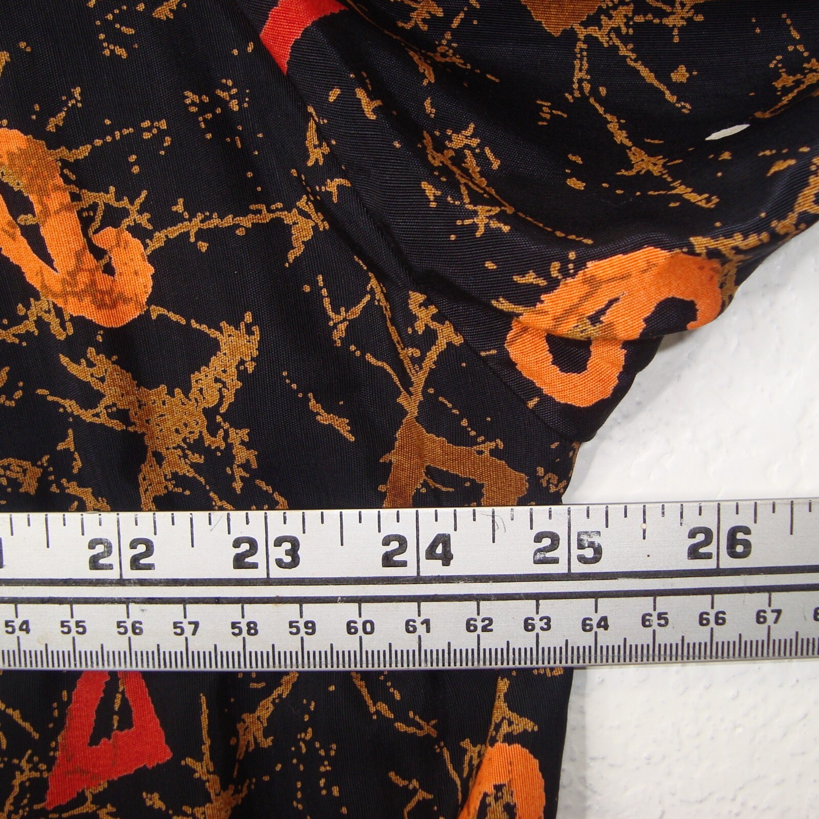 VINTAGE A.K.F. New York Paisley Geo Print Open Jacket Cardigan Kimono Size L