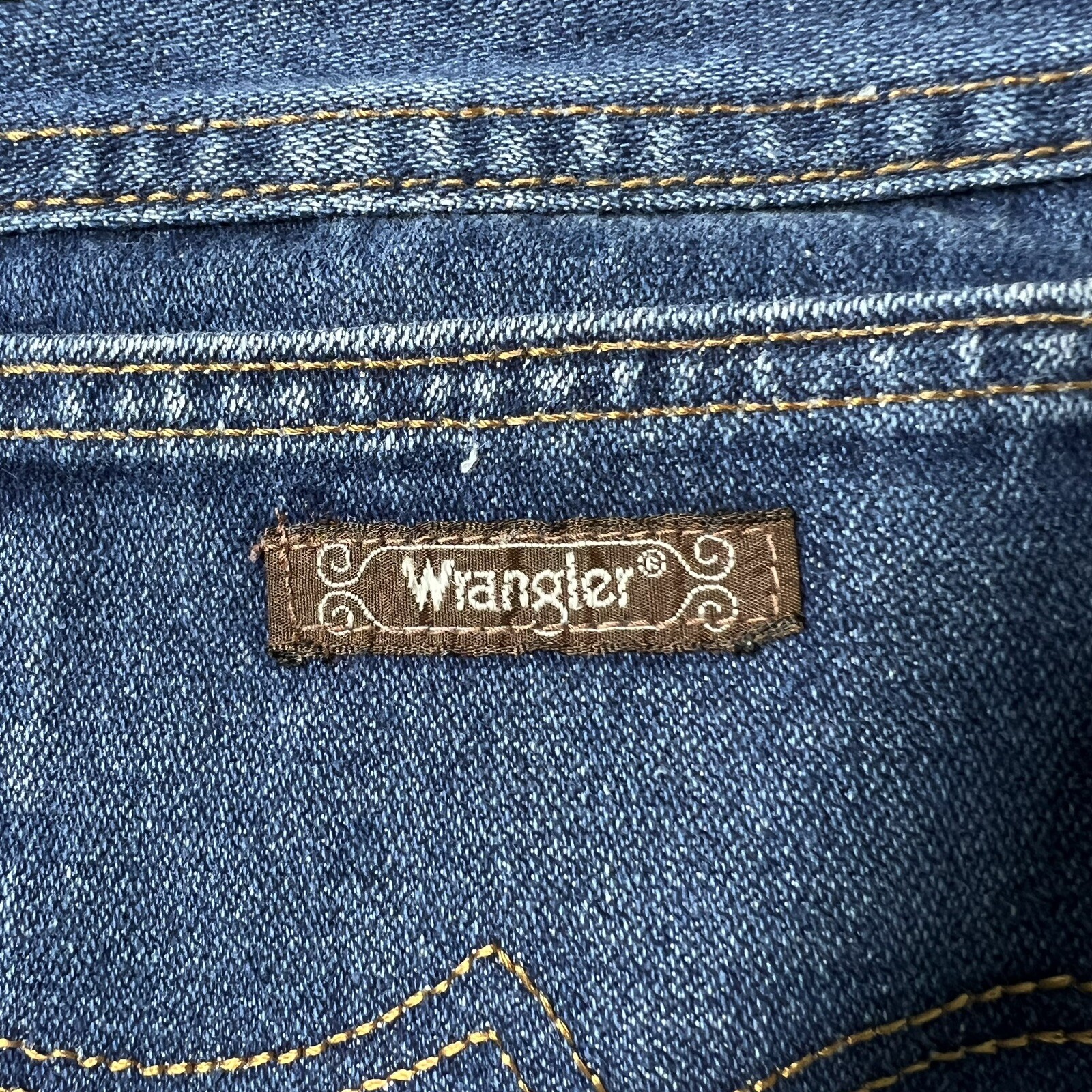 VTG Wrangler No Fault Jean Women’s 12 Misses Regular Fit Denim USA Made MR695PW