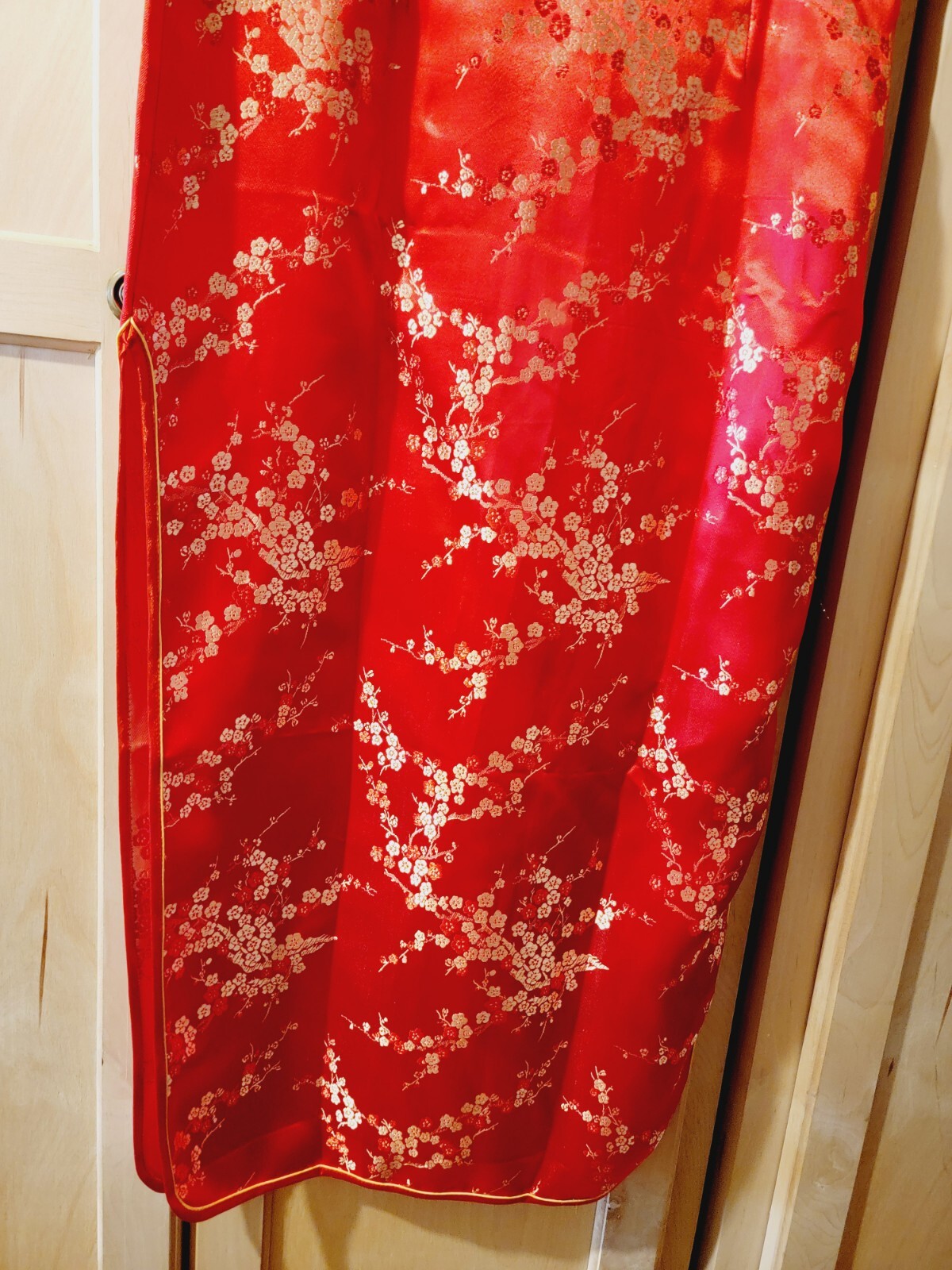 Brand New Chinese Asian Oriental Japanese Geisha Dress Kimono Red Womens Large
